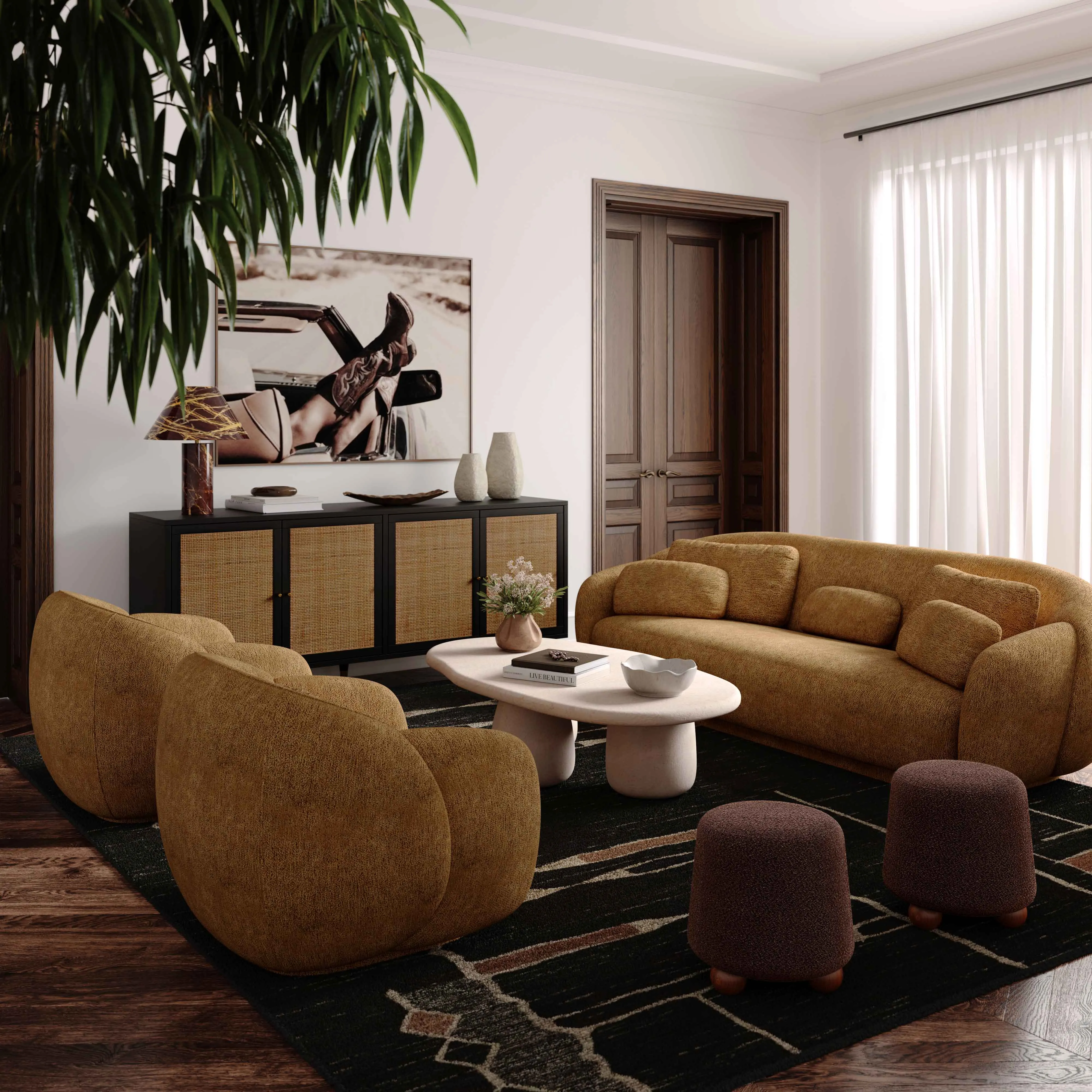 Misty Boucle Accent Chair - Image 7