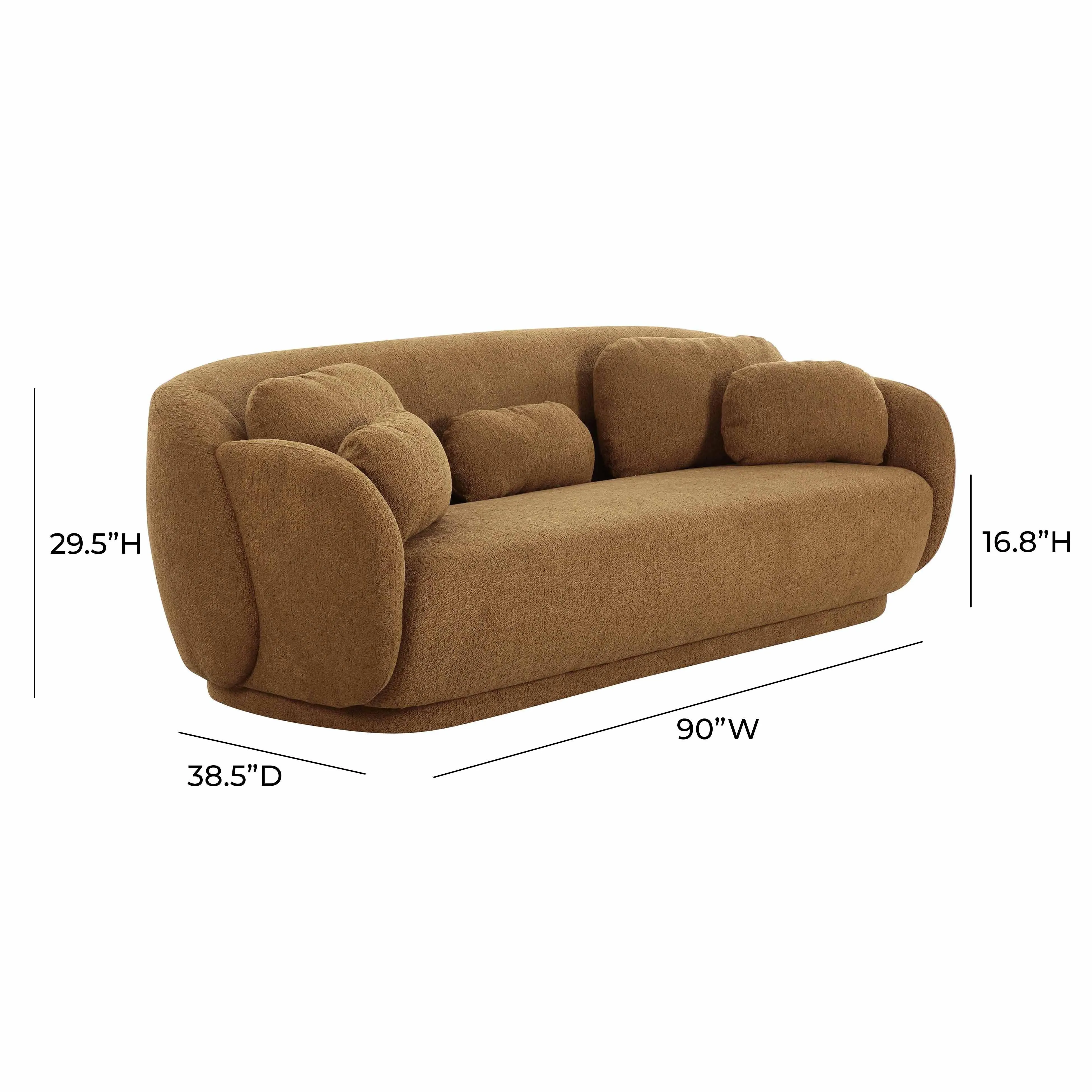 Misty Boucle Sofa - Image 12