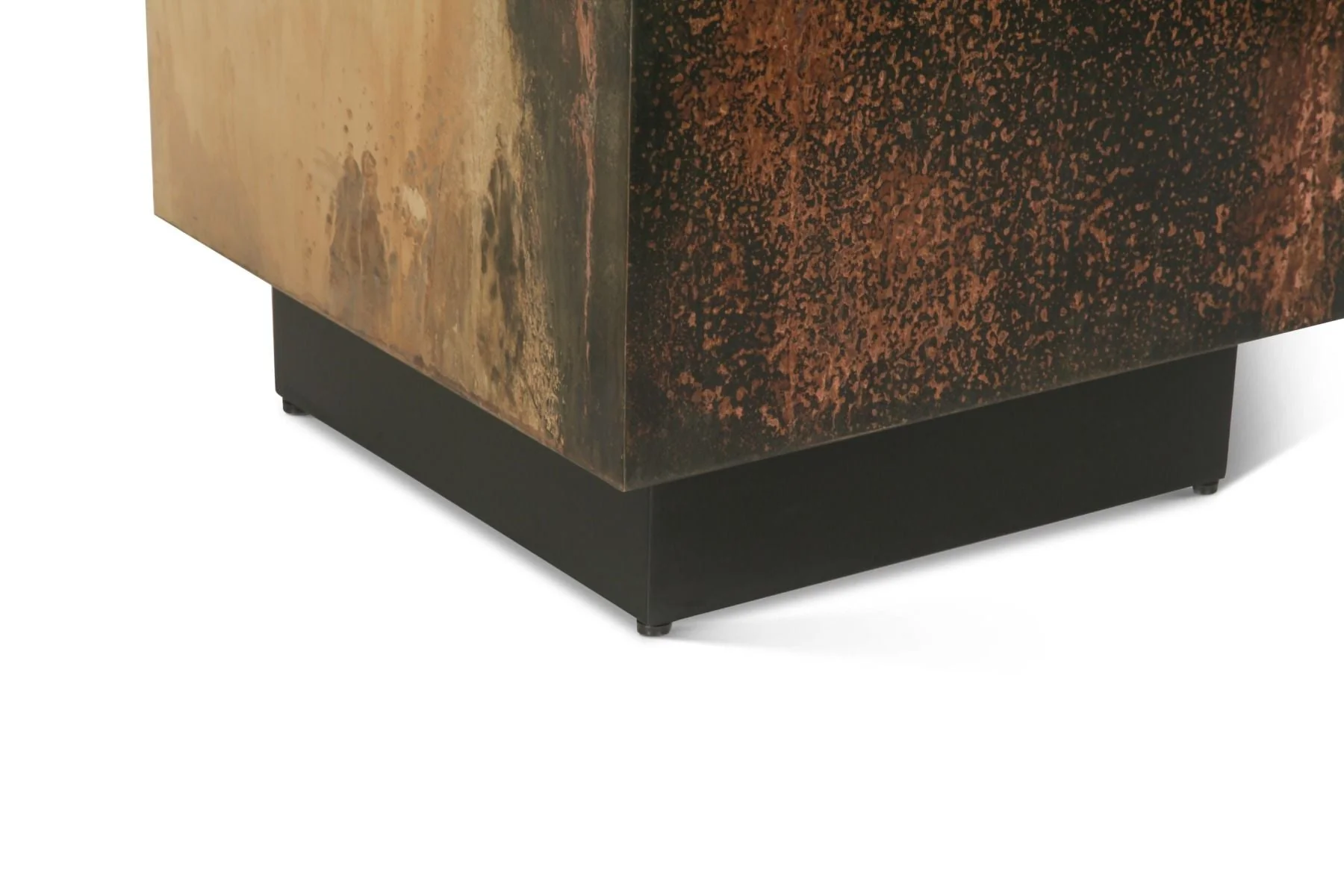 Moab 20" Side Table in Oxidized Copper - Image 5