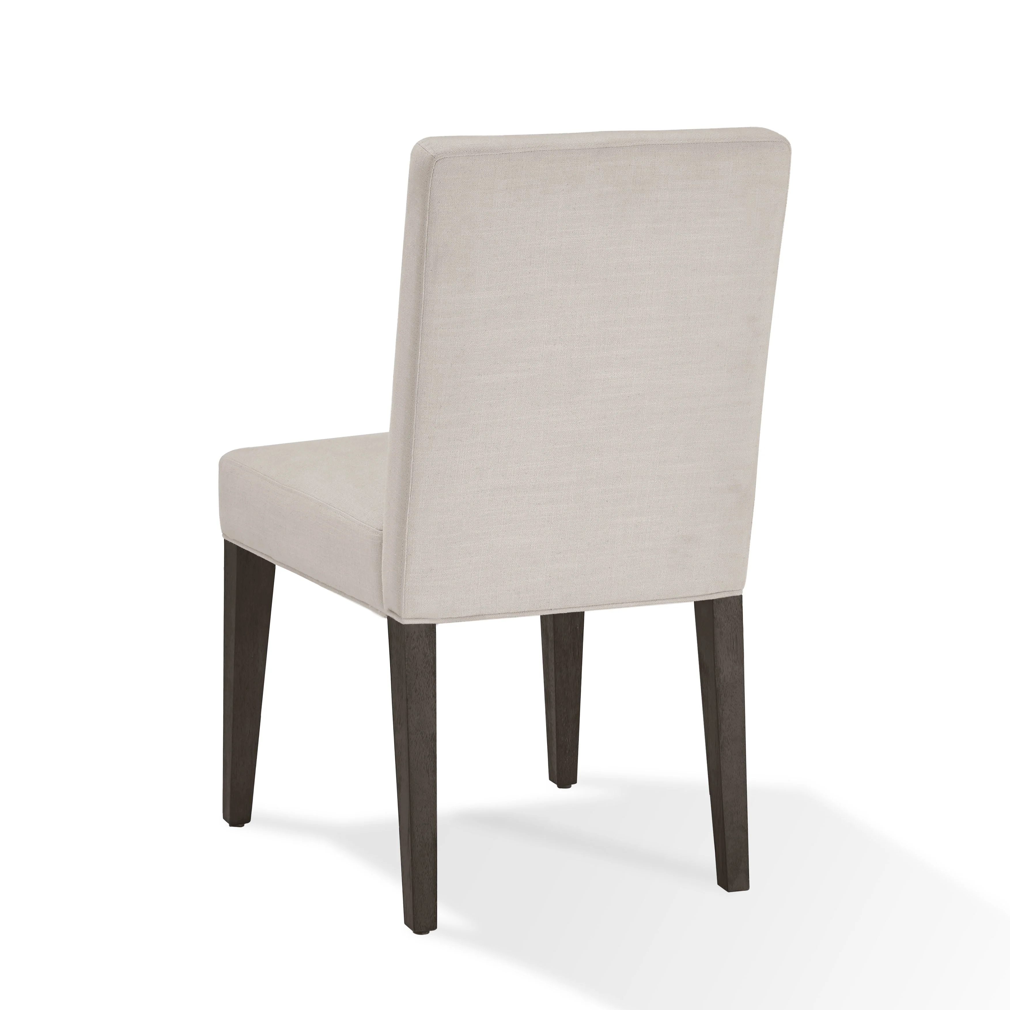 Modesto Upholstered Side Chair in Abalone Linen and French Roast (Set of 2) - Image 7