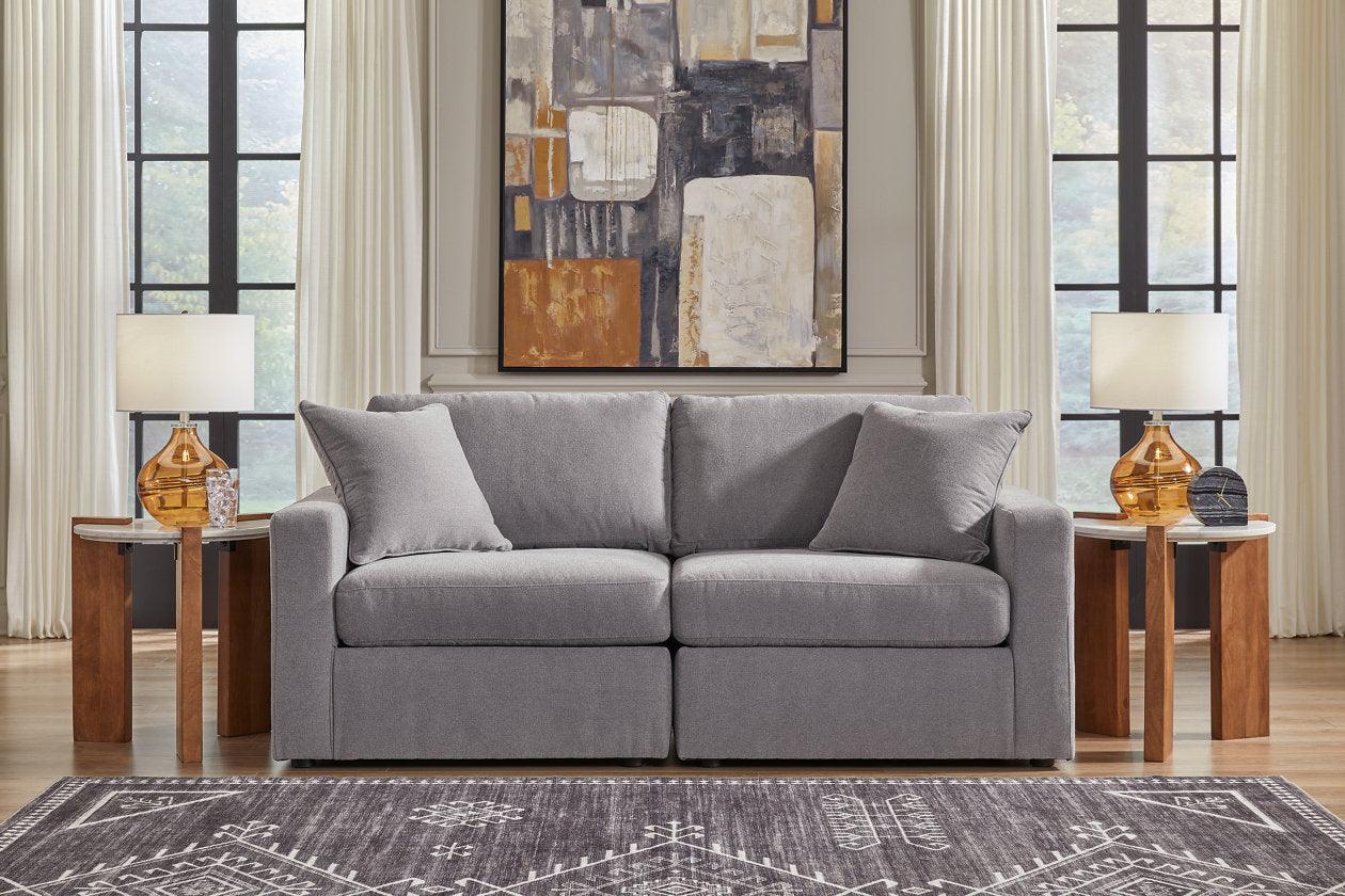 Modmax Granite 2-Piece Performance Fabric Sectional