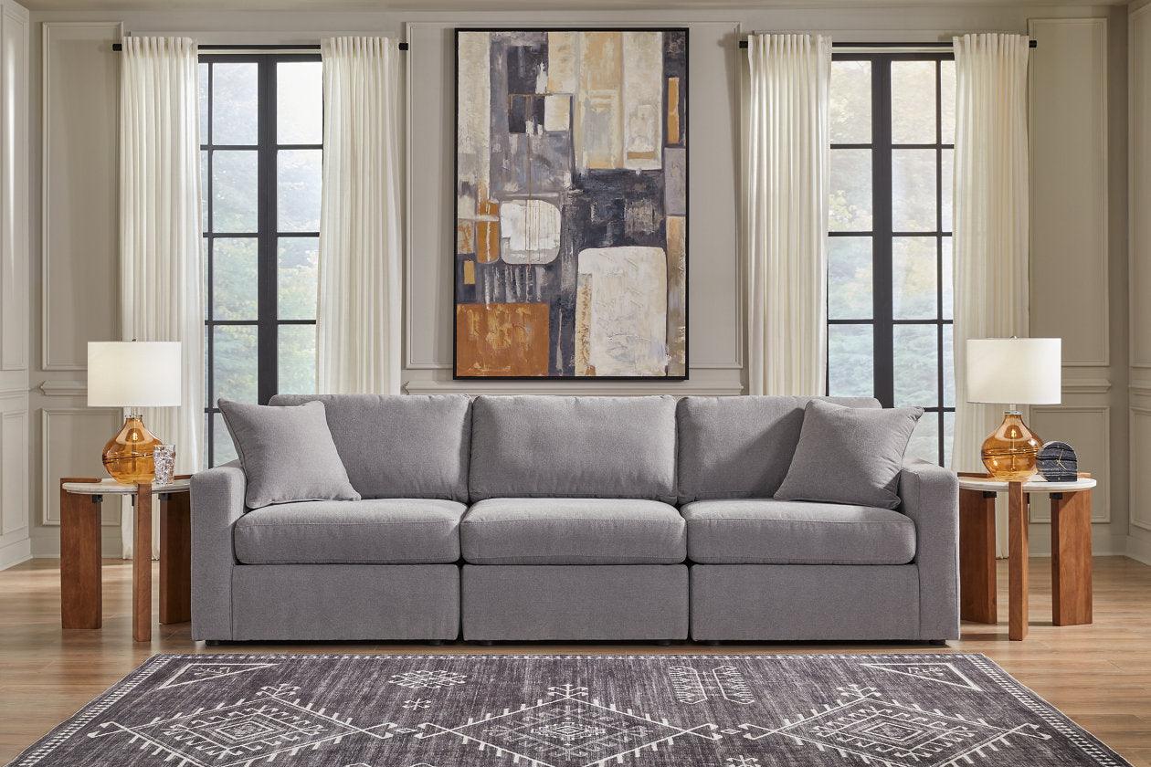 Modmax Granite 3-Piece Performance Fabric Sectional