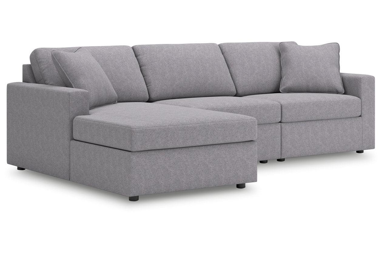 Modmax Granite 3-Piece Sectional with LAF Chaise
