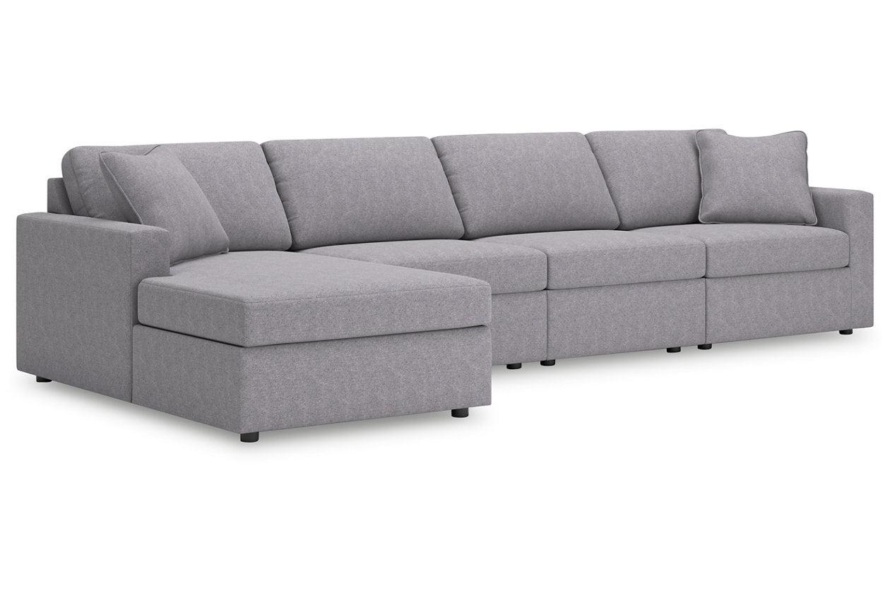 Modmax Granite 4-Piece Sectional with LAF Chaise