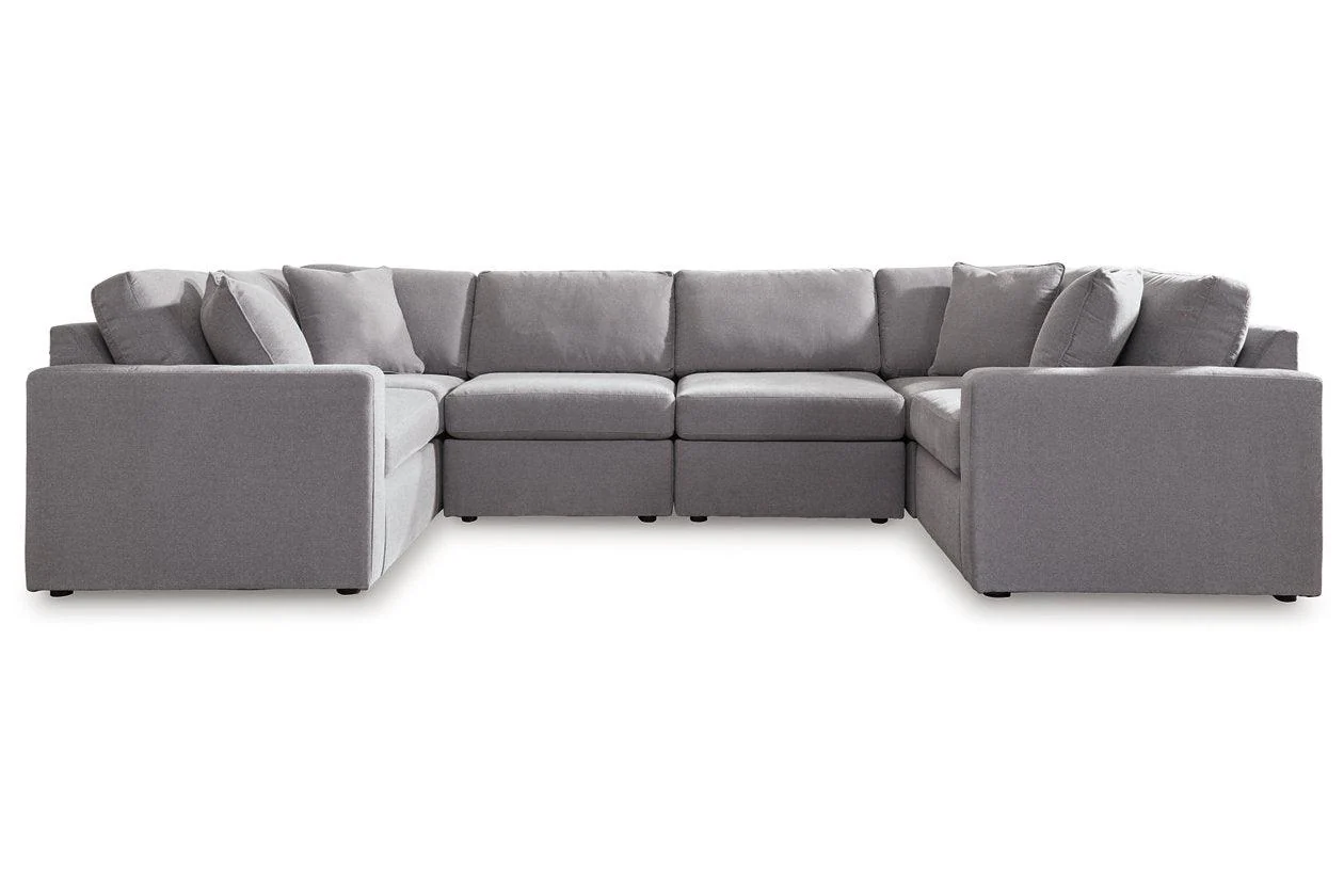 Modmax Granite 6-Piece Performance Fabric Sectional - Image 3
