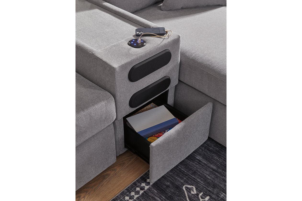 Modmax Granite 6-Piece Sectional with RAF Chaise - Image 7
