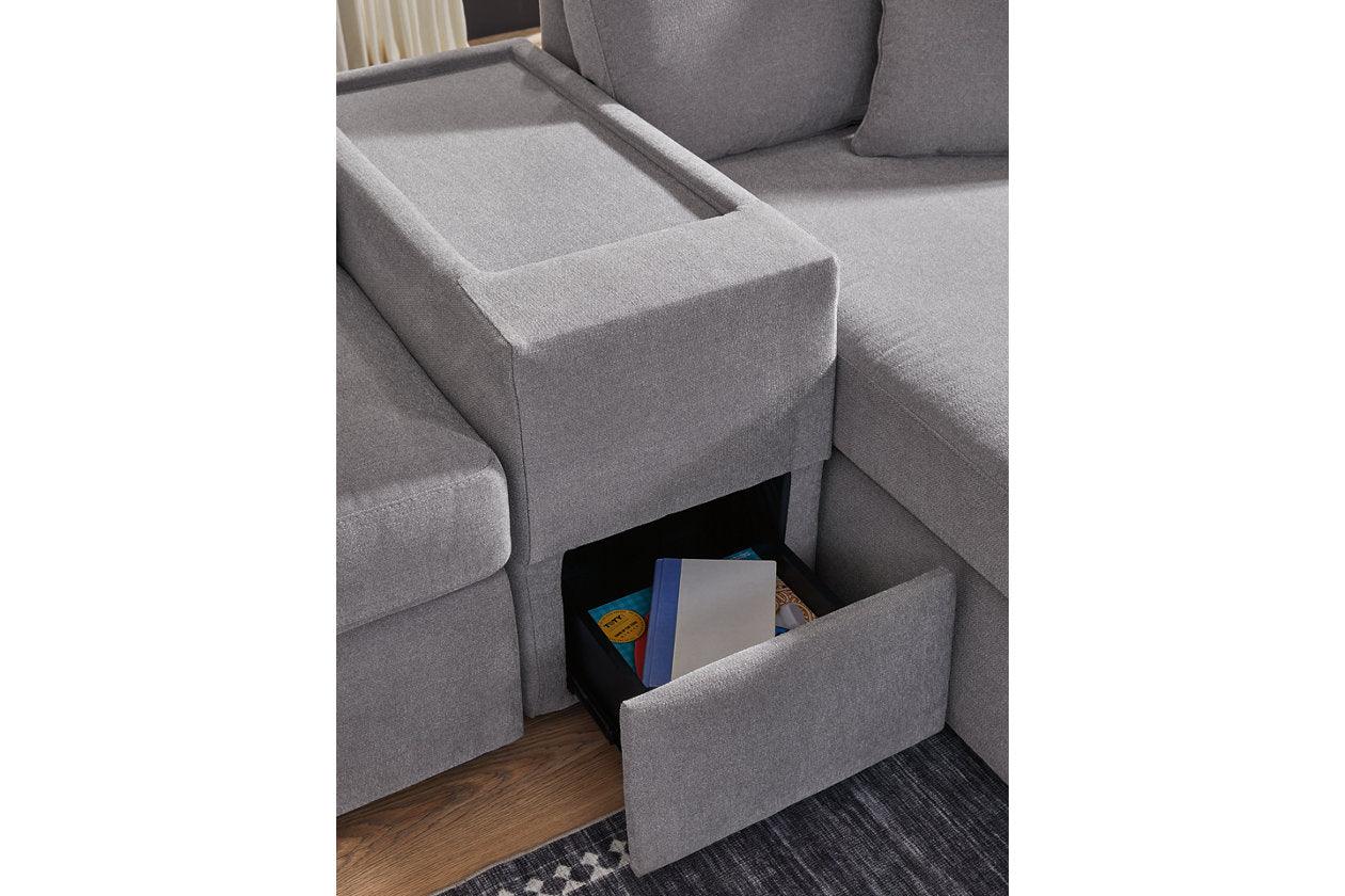 Modmax Granite 6-Piece Sectional with RAF Chaise - Image 8