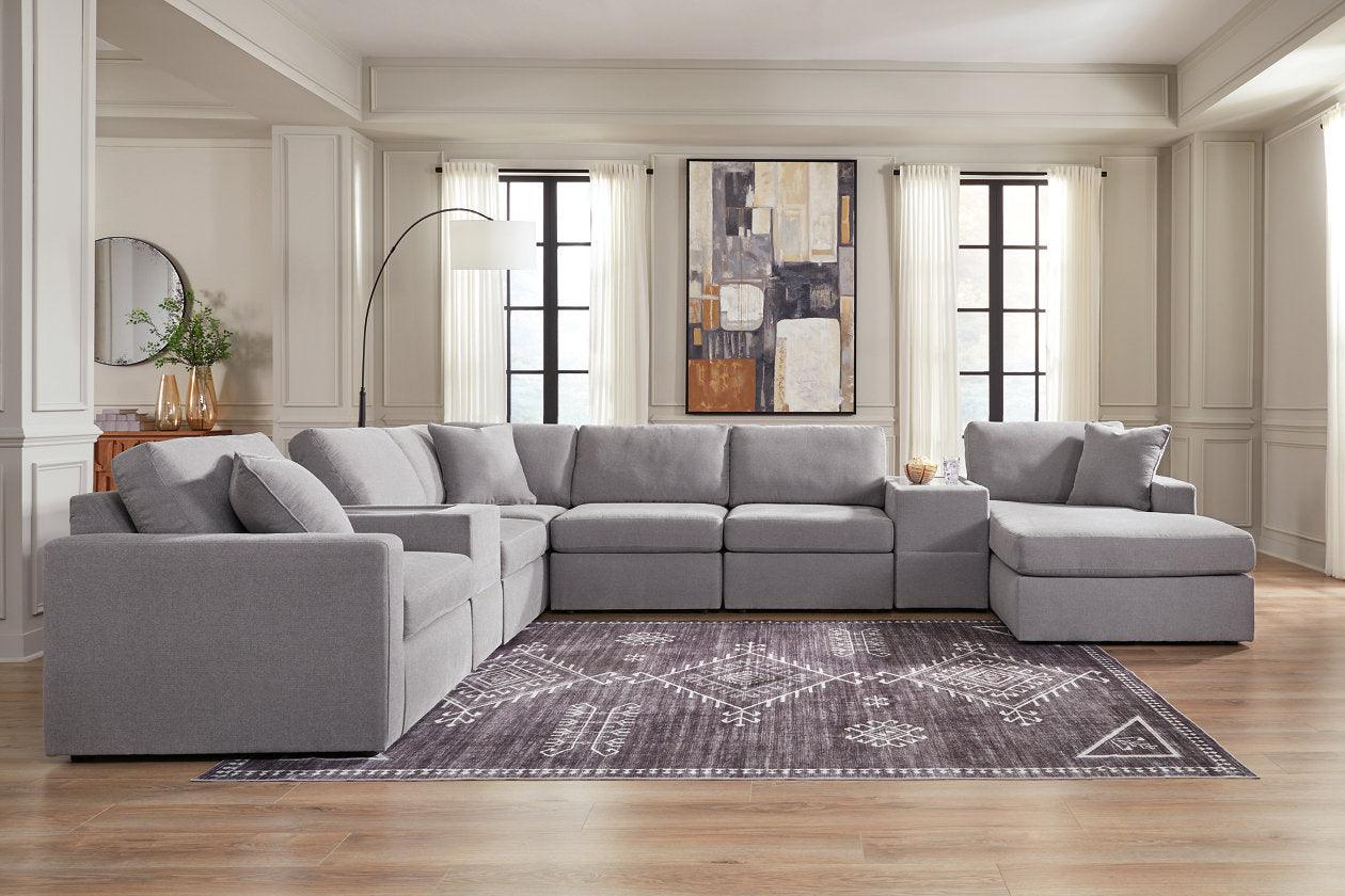 Modmax Granite 8-Piece Sectional with RAF Chaise