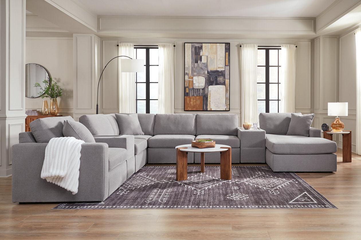 Modmax Granite 8-Piece Sectional with RAF Chaise - Image 2