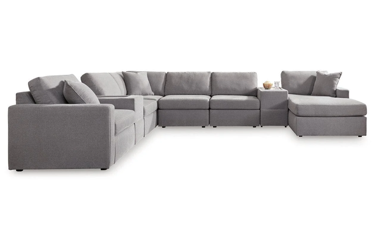 Modmax Granite 8-Piece Sectional with RAF Chaise - Image 4