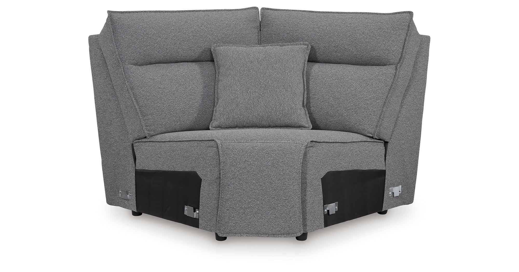 Modmax II Salt and Pepper Salt and Pepper 8-Piece Power Reclining Sectional with Console - Image 7