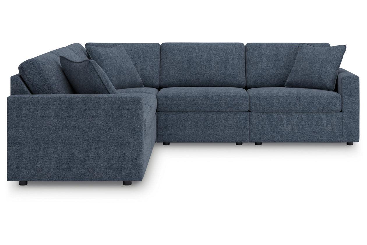 Modmax Ink 5-Piece Sectional and Swivel Glider Recliner - Image 12