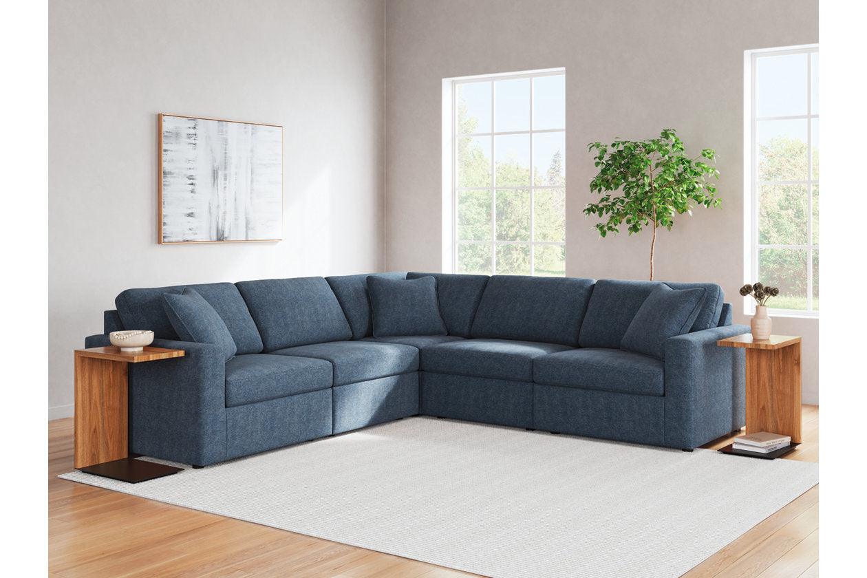 Modmax Ink 5-Piece Sectional and Swivel Glider Recliner - Image 3