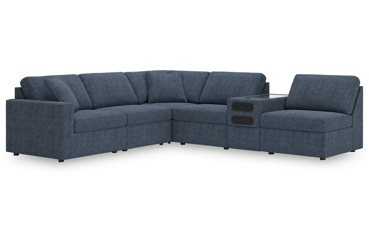 Modmax Ink 6-Piece Performance Fabric Modular Sectional