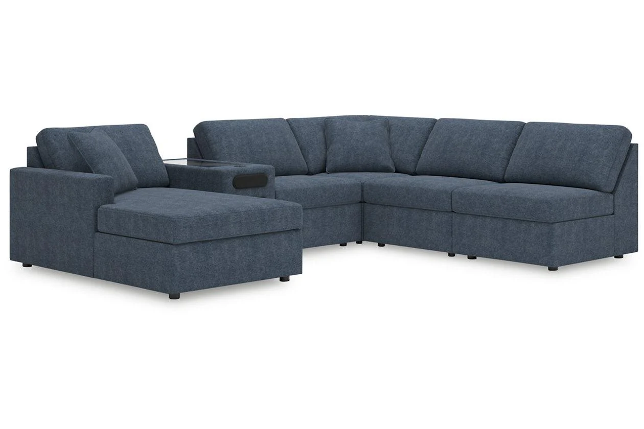 Modmax Ink 6-Piece Sectional with LAF Chaise