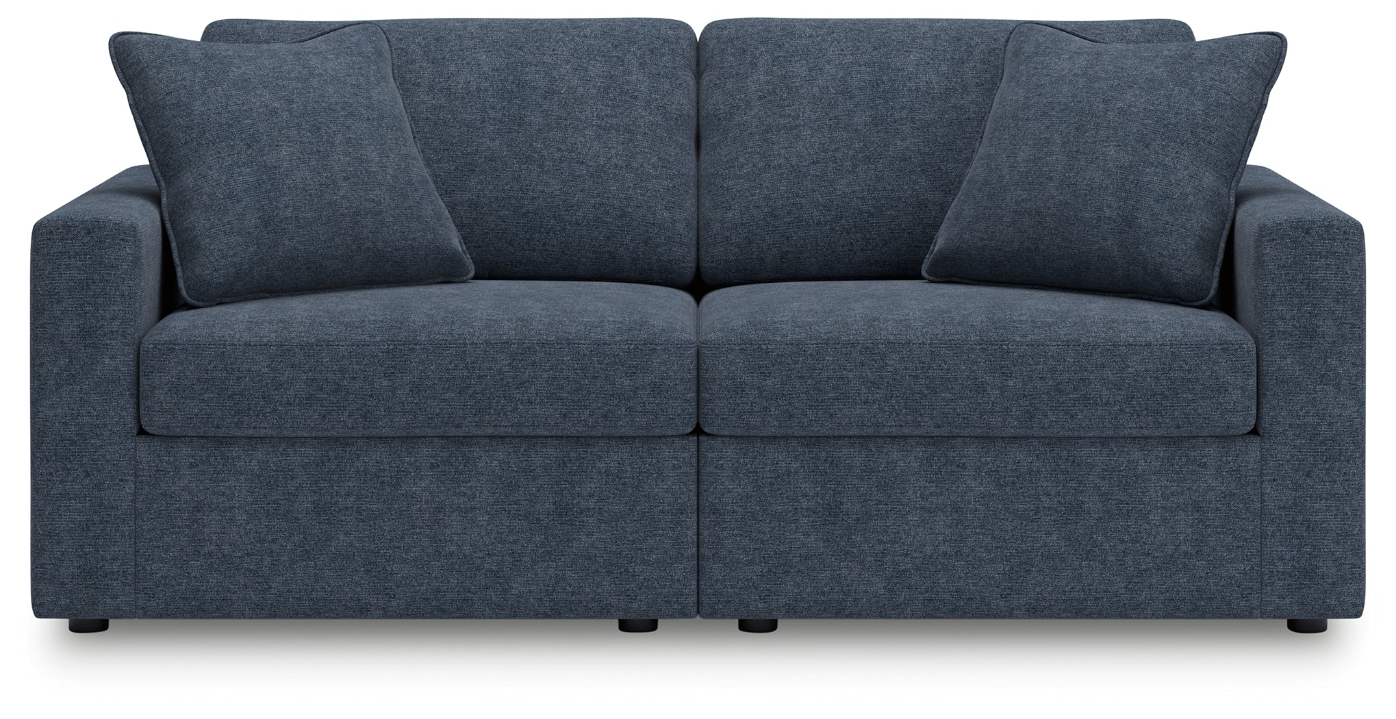 Modmax Ink Sofa and Loveseat with Storage Console - Image 7