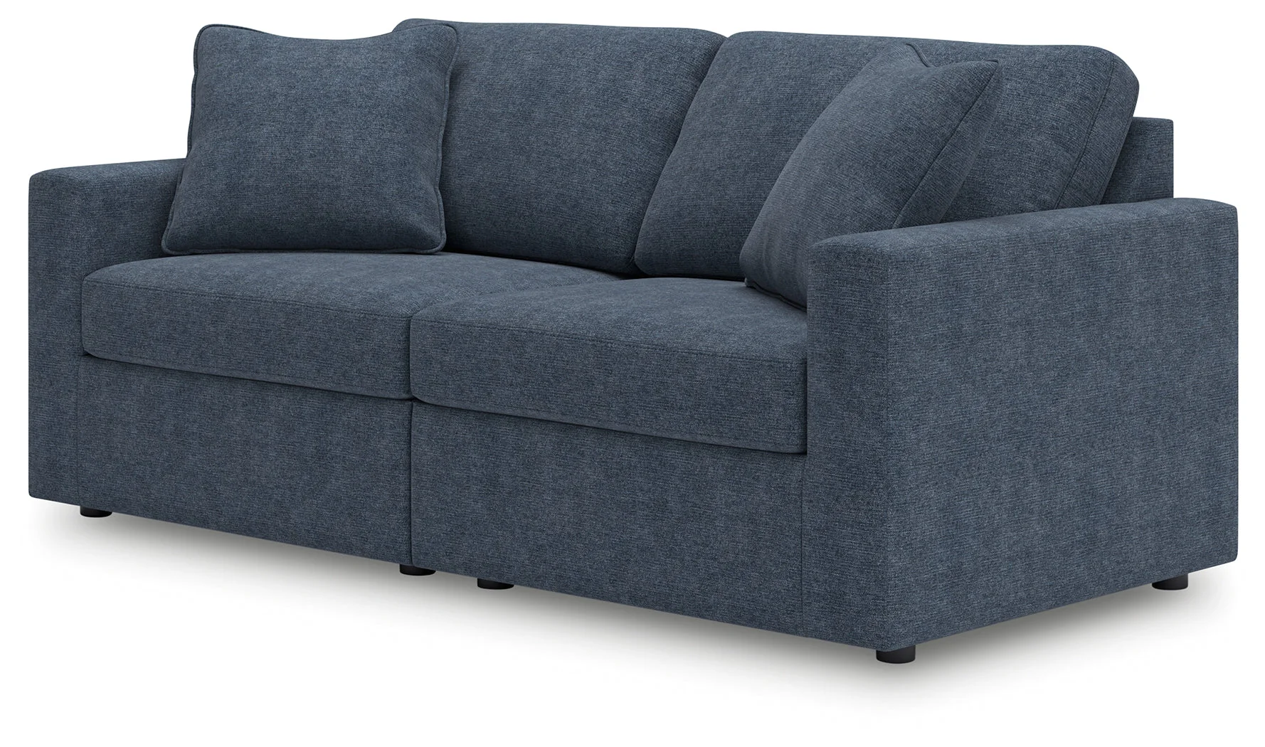 Modmax Ink Sofa and Loveseat with Storage Console - Image 9