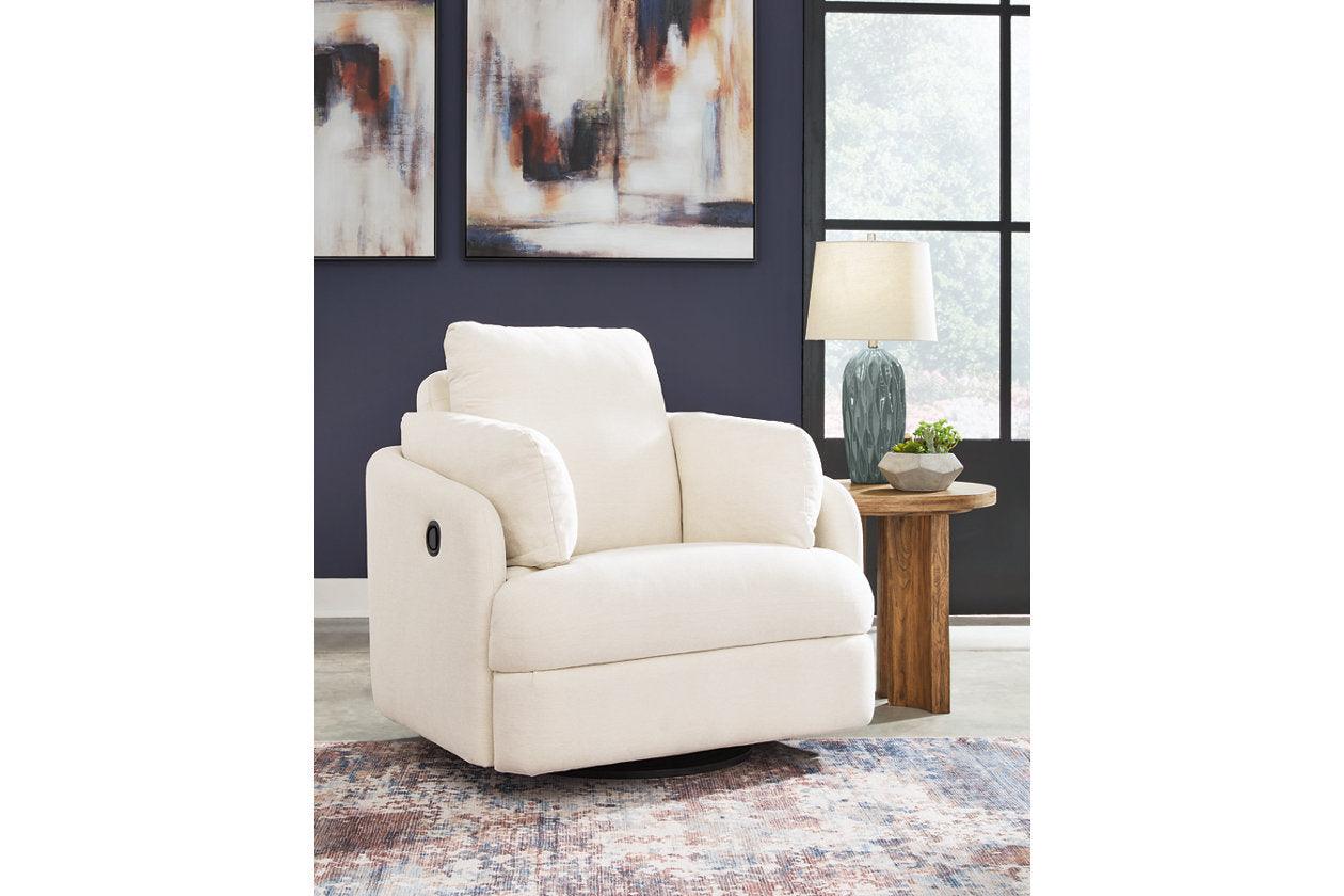 Modmax Oyster 5-Piece Sectional and Swivel Glider Recliner - Image 11