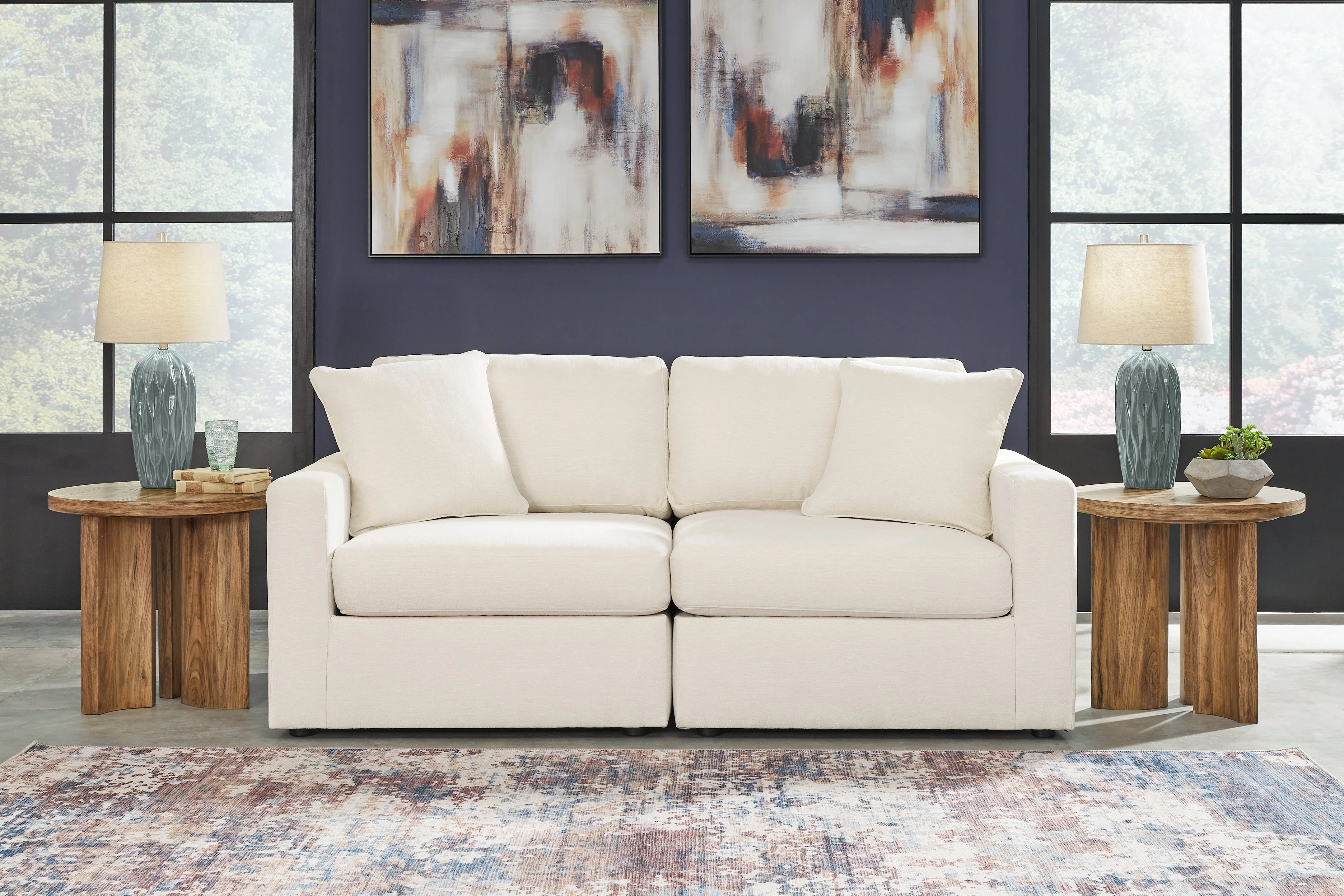 Modmax Oyster Sofa, Loveseat and Recliner - Image 12