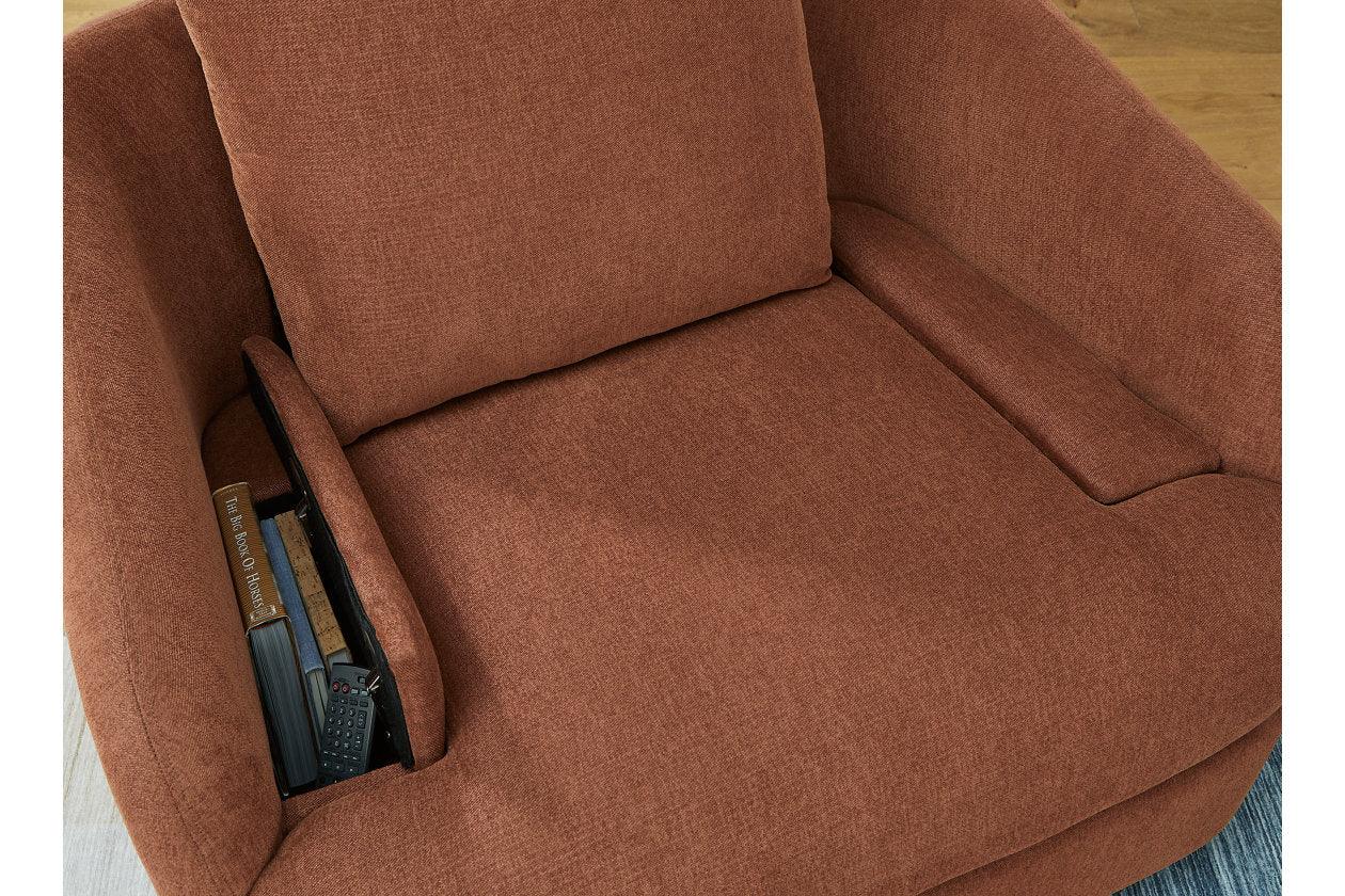 Modmax Spice 5-Piece Sectional and Swivel Glider Recliner - Image 25