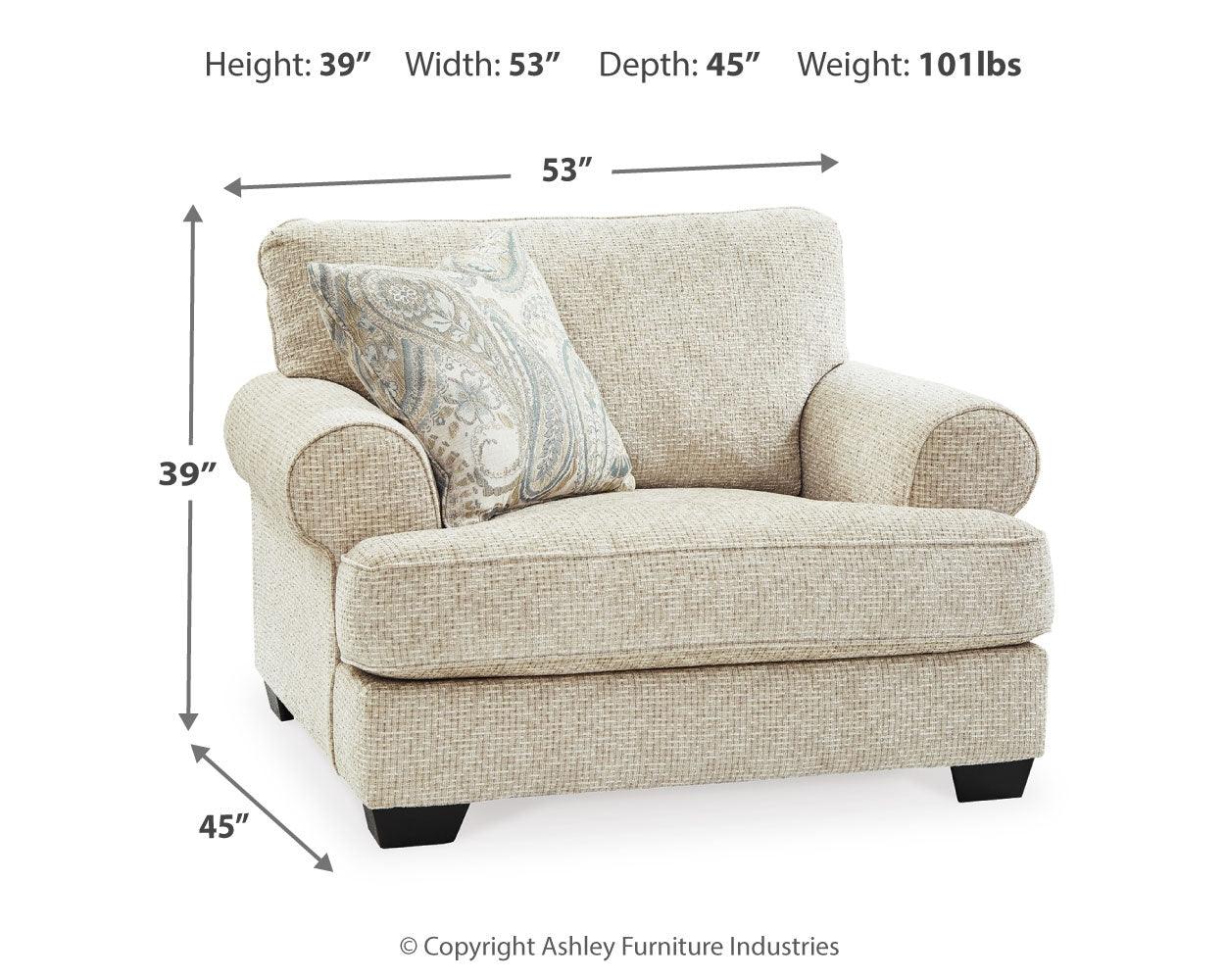 Monaghan Sandstone Oversized Chair - Image 3