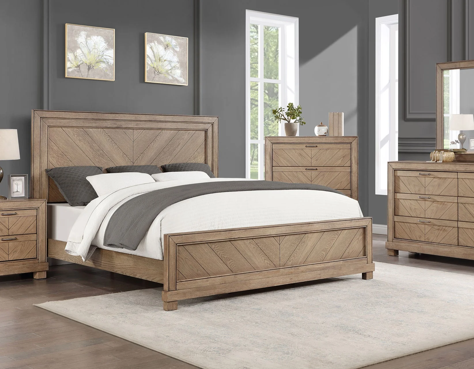 Montana Weathered Sand Bedroom Set
