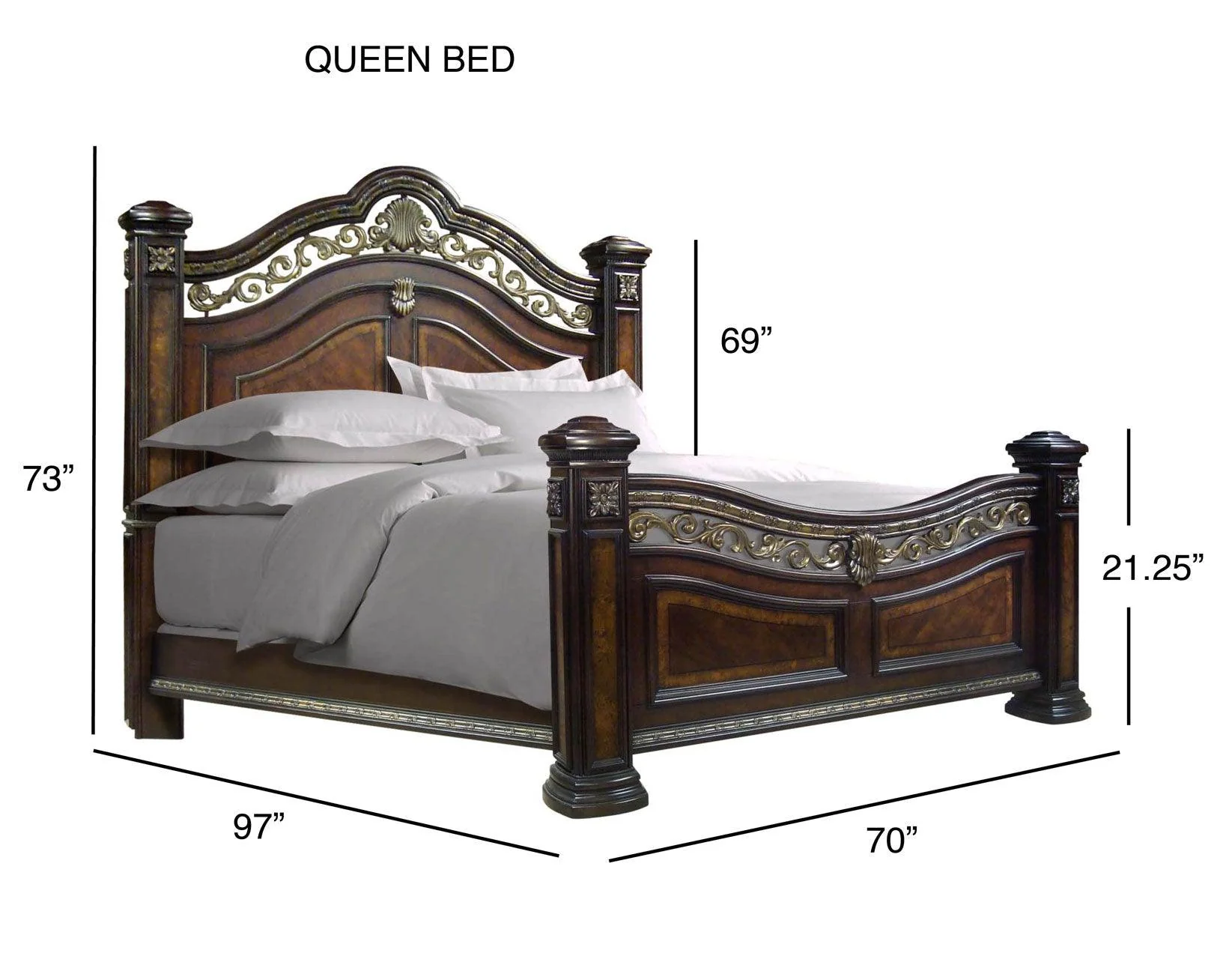 Monte Carlo Queen Bed - Image 10