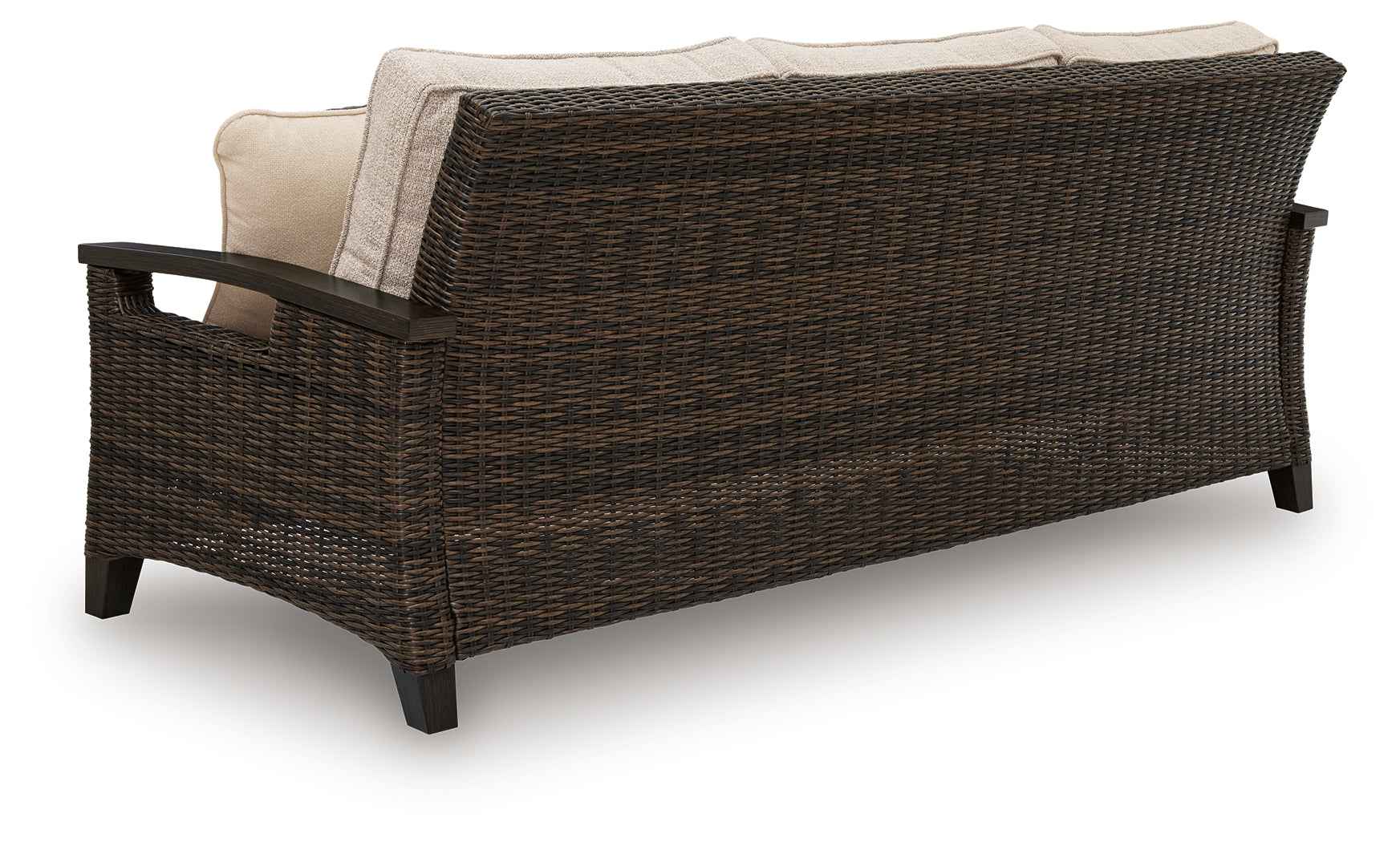 Monterey Point Dark Brown Outdoor Sofa and Loveseat - Image 8