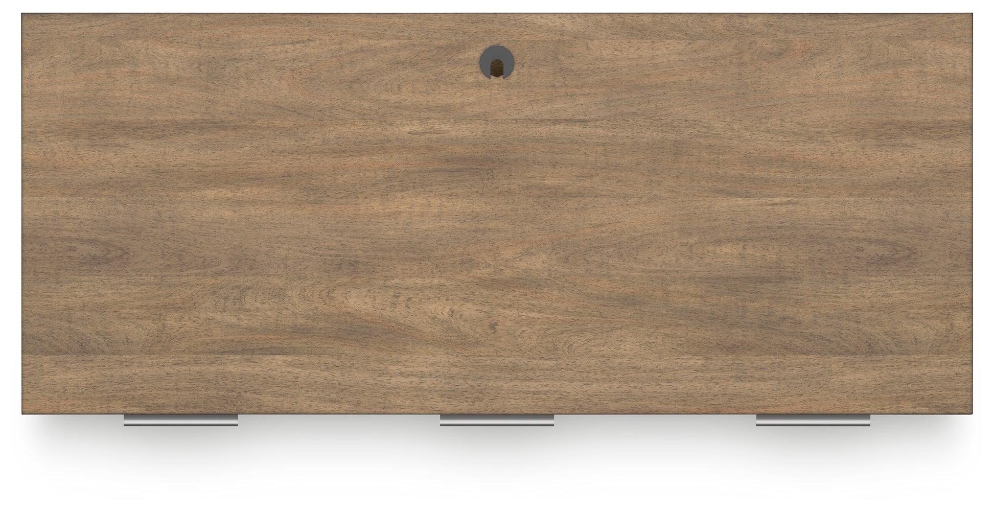 Montia Light Brown 67" Home Office Desk - Image 8