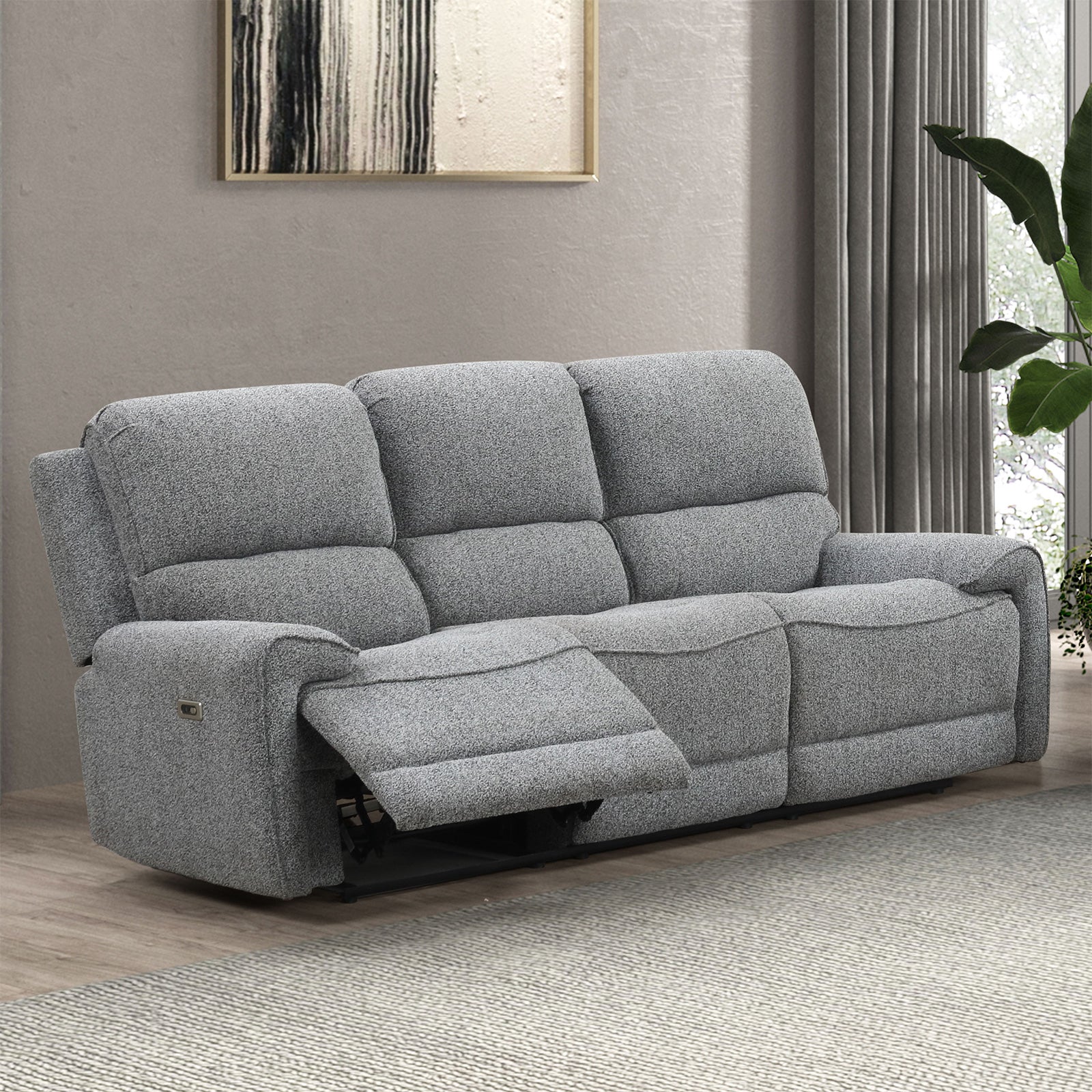 Morcote Gray Reclining Living Room Set - Image 2