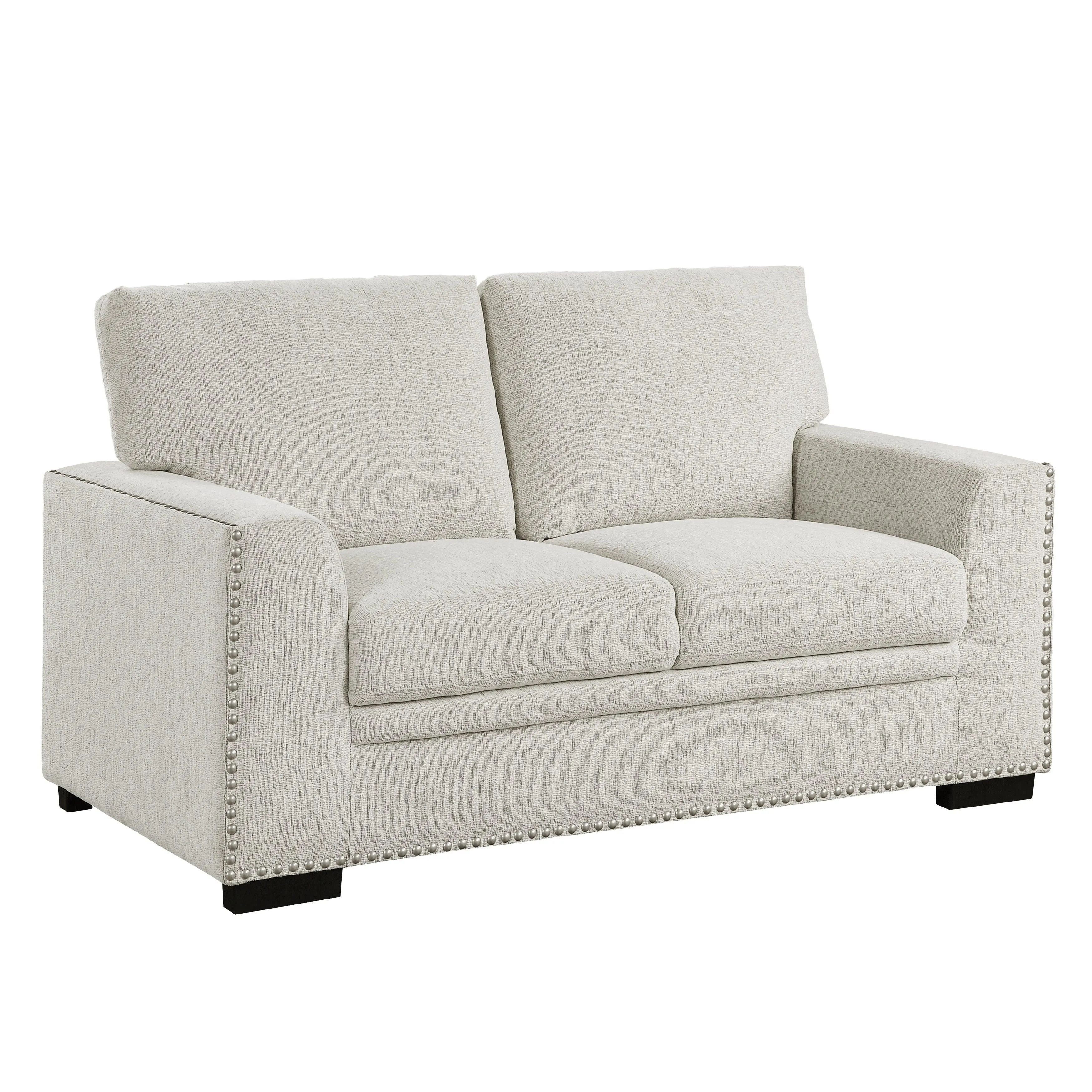Morelia Beige Loveseat - Image 4