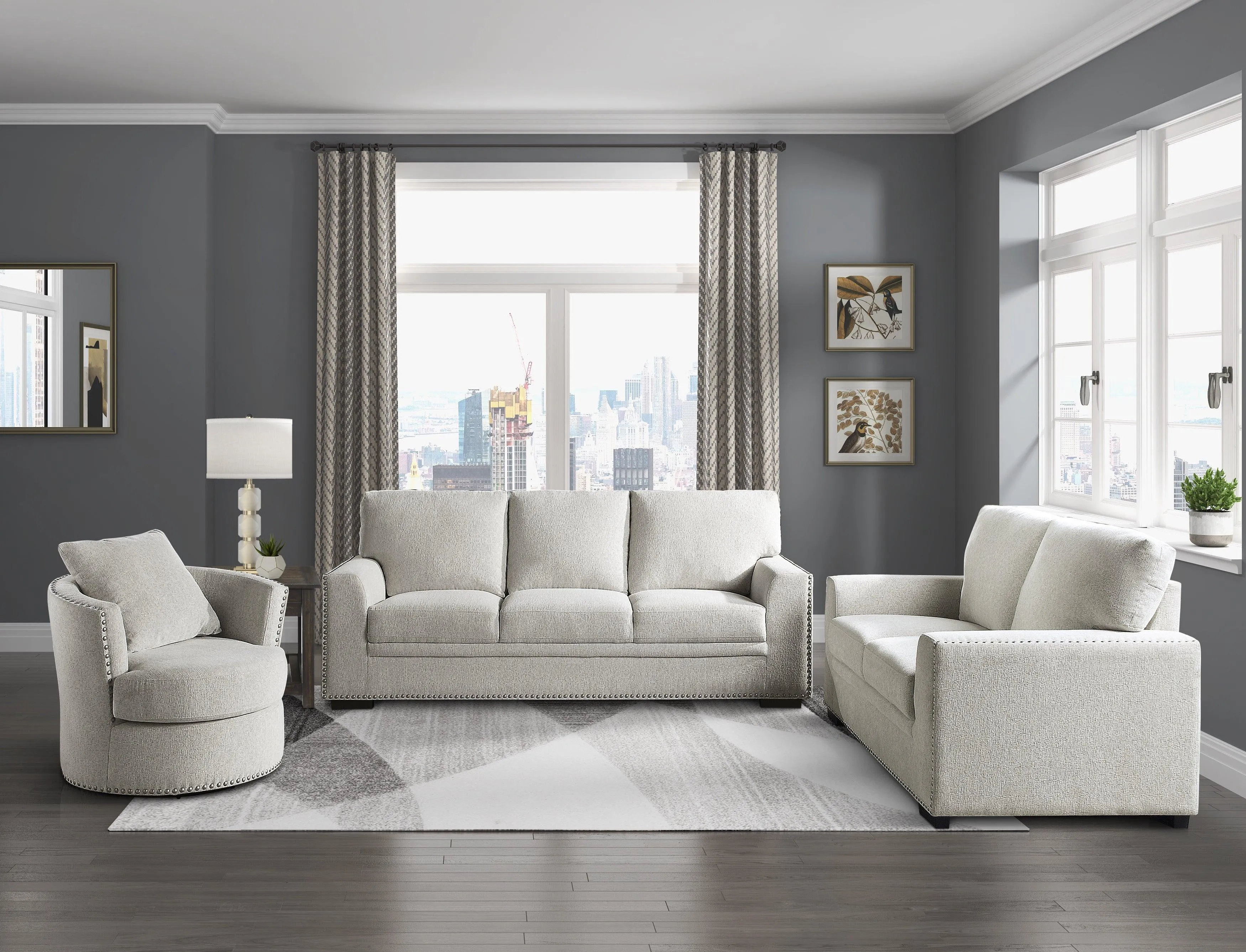 Morelia Beige Sofa - Image 2