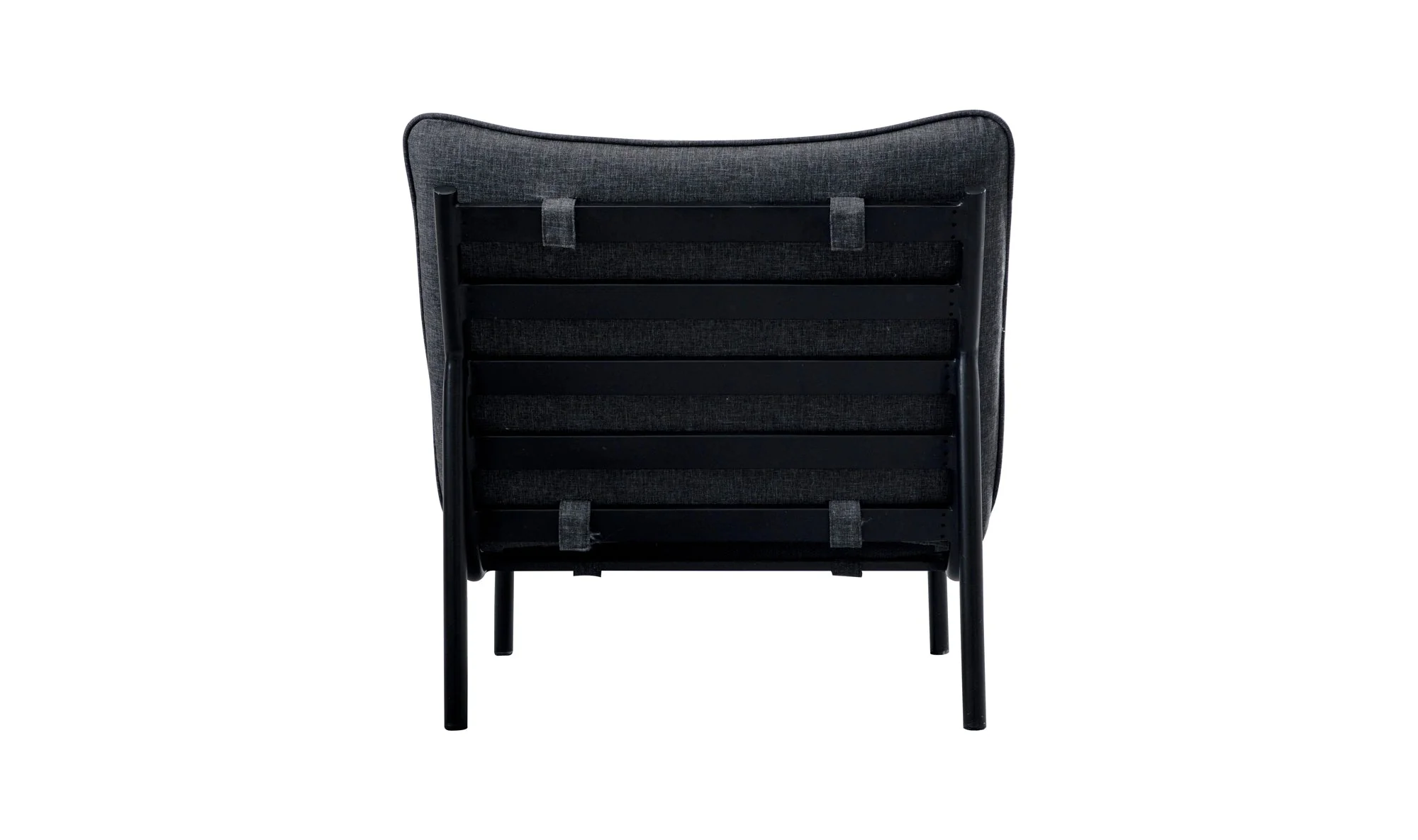 Morgan Outdoor Accent Chair Speckled Charcoal - Image 4