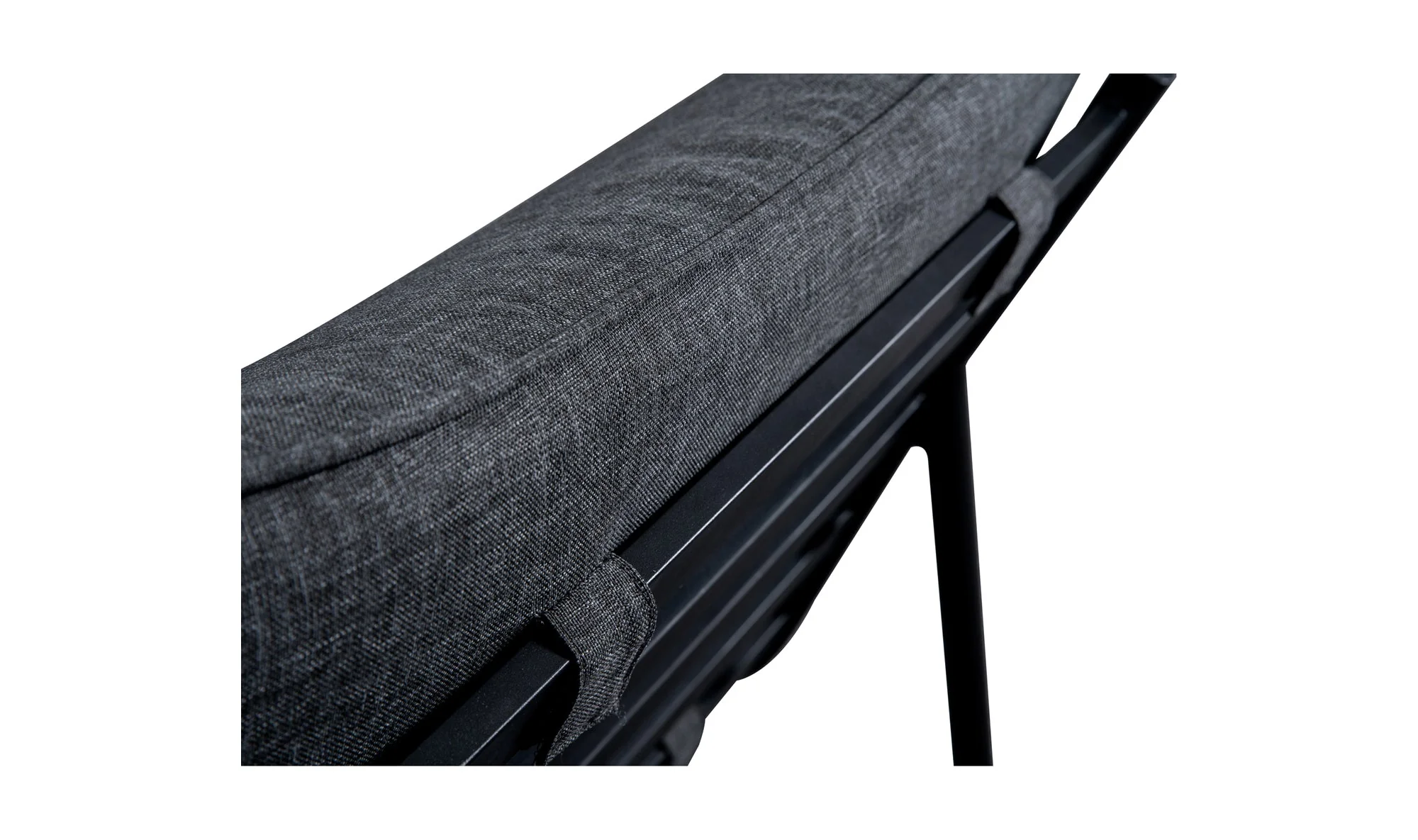 Morgan Outdoor Accent Chair Speckled Charcoal - Image 5