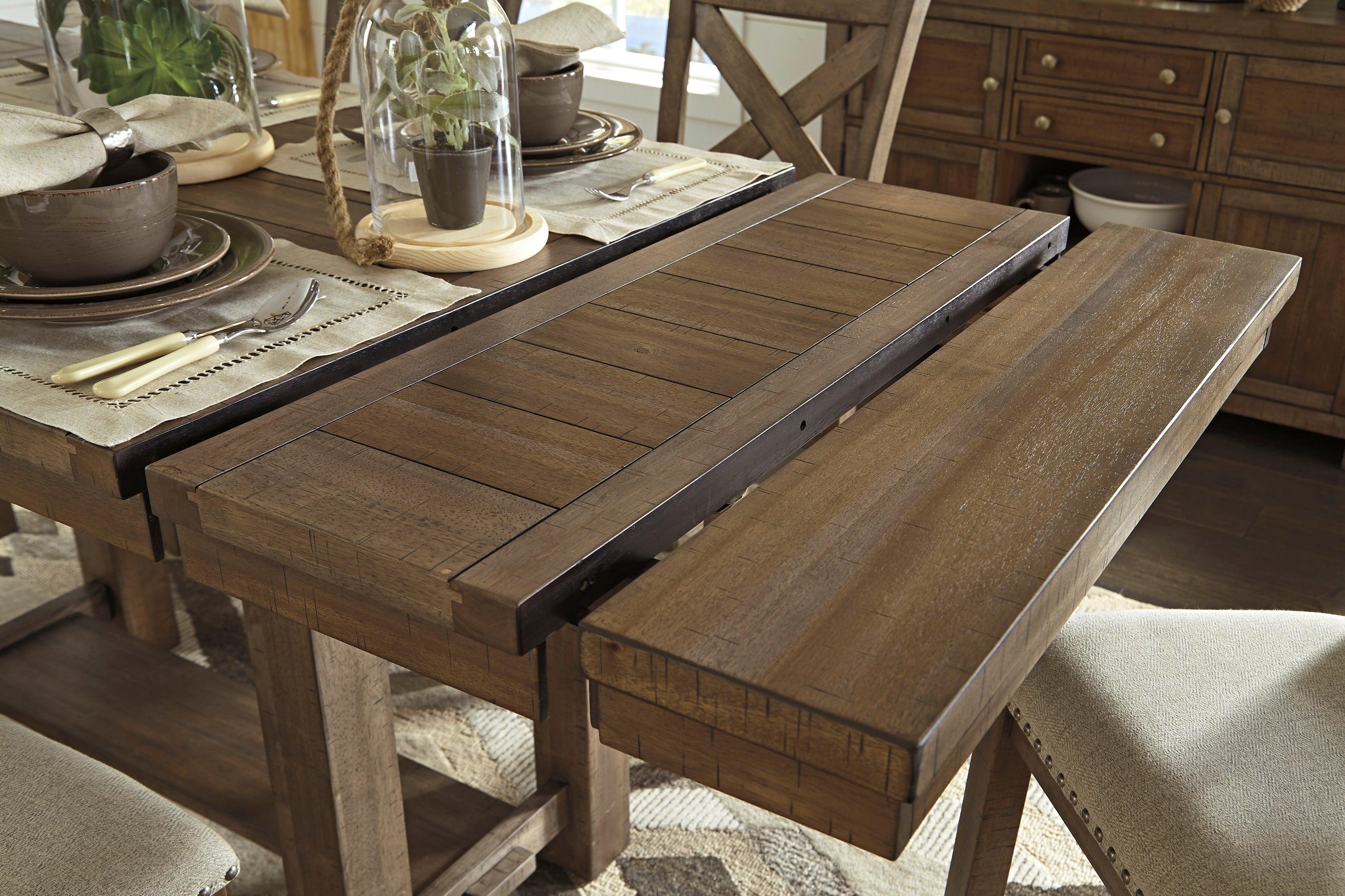 Moriville Grayish Brown Counter Height Set - Image 5