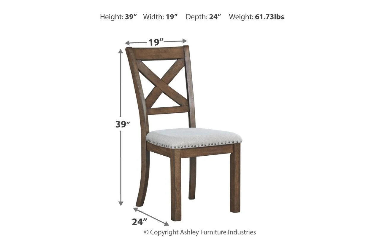 Moriville Grayish Brown Dining Chair, Set of 2 - Image 3