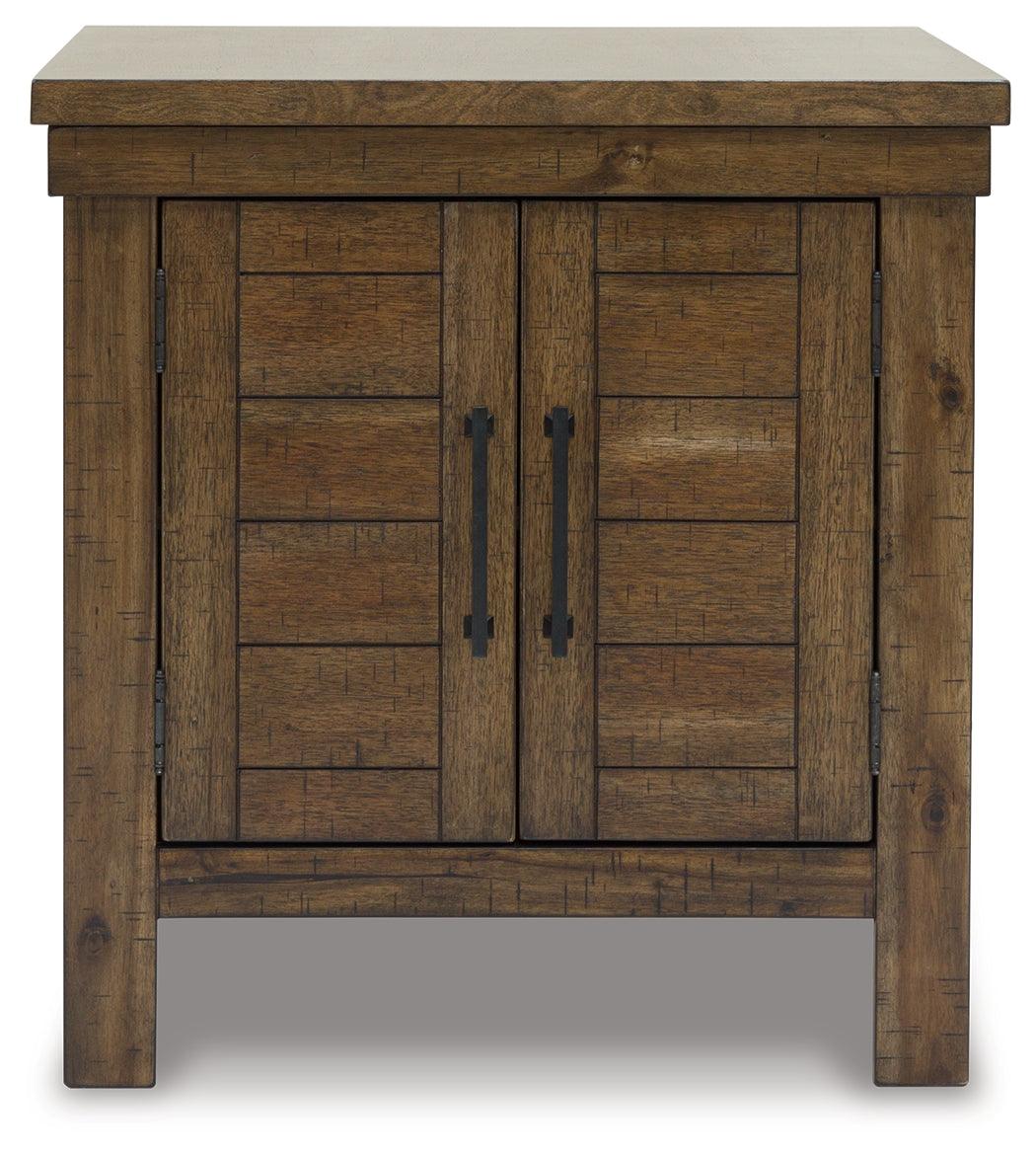 Moriville Grayish Brown End Table - Image 2