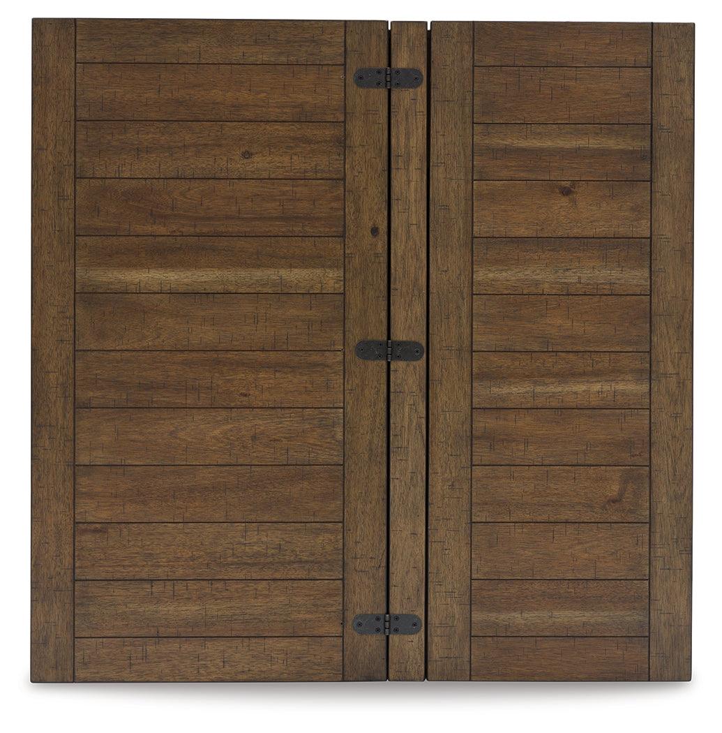 Moriville Grayish Brown Lift-Top Coffee Table - Image 3