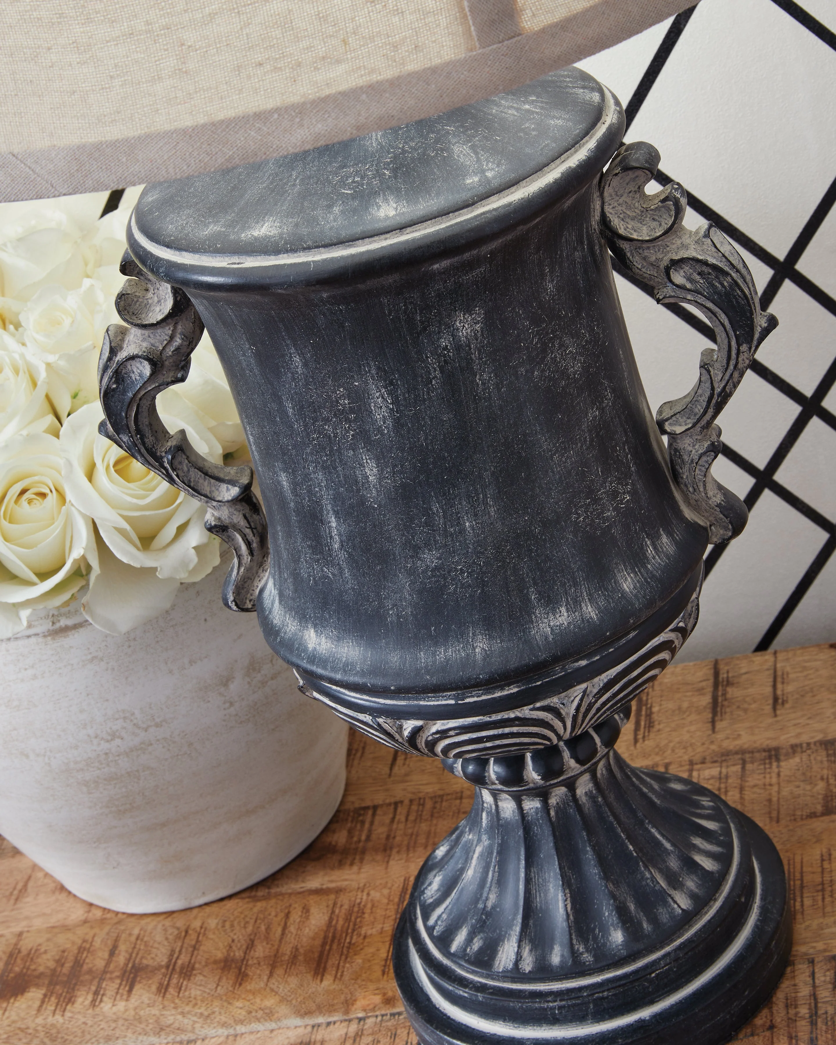 Morvanford Antique Black Table Lamp - Image 3
