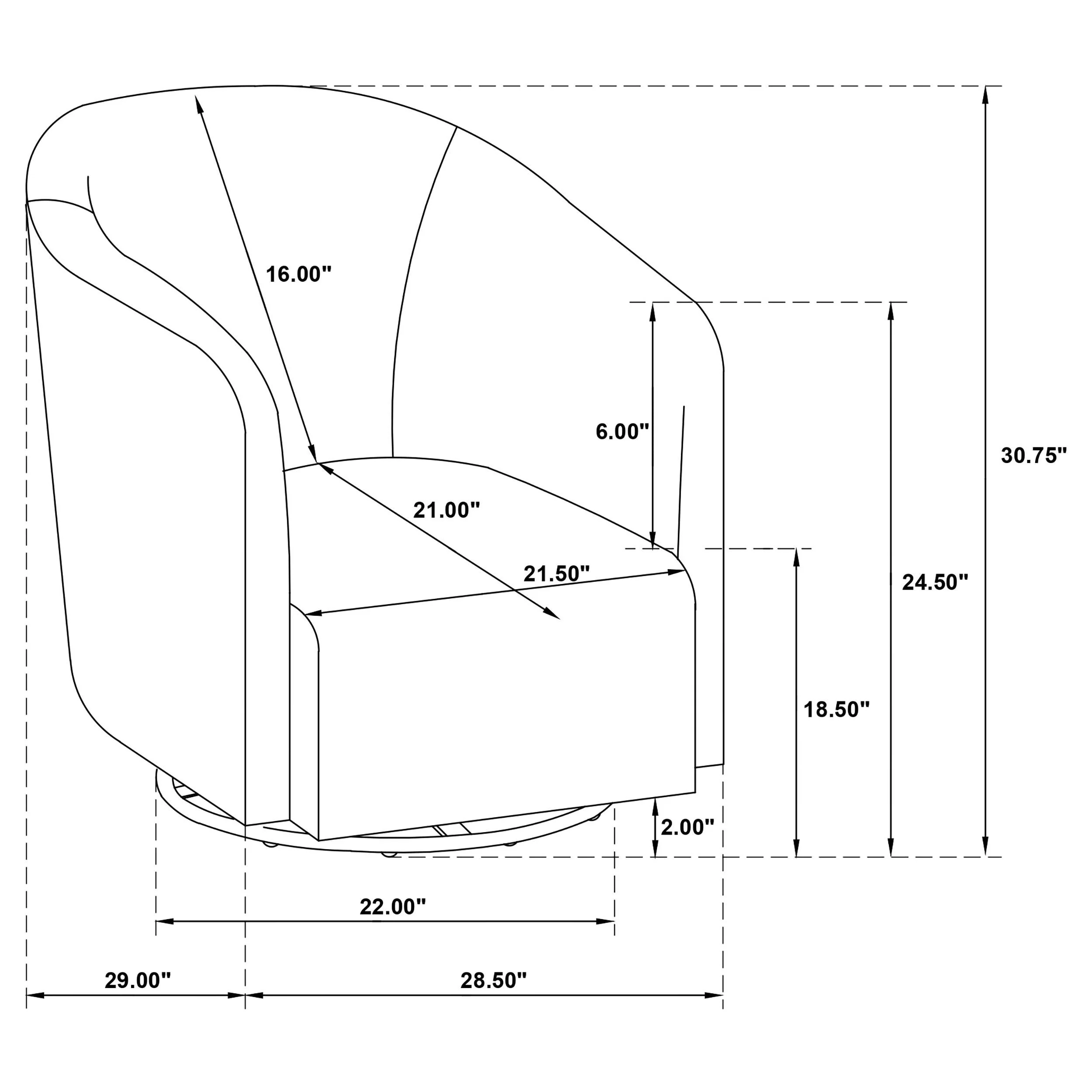 Mossbrook Green Upholstered Swivel Accent Chair - Image 11