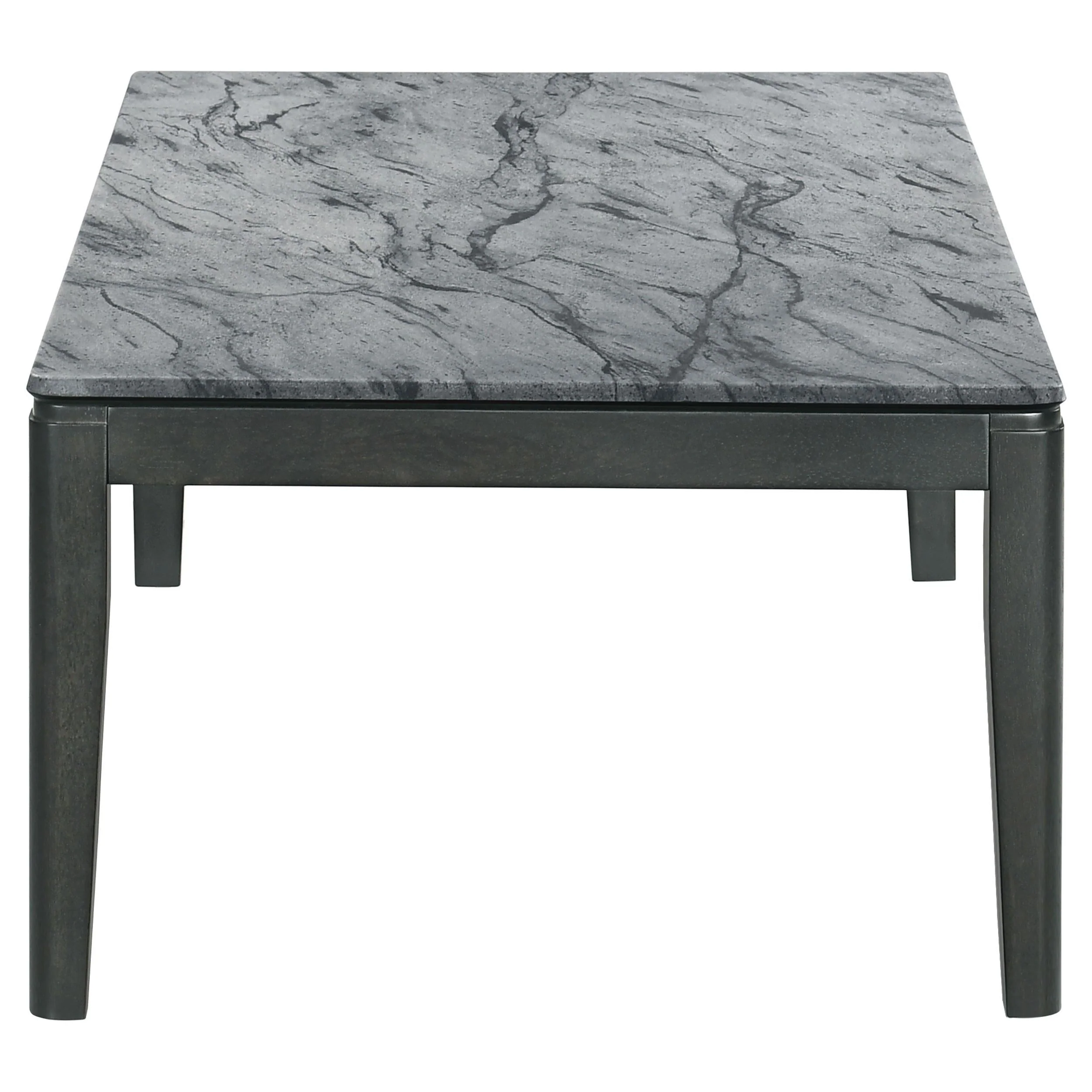 Mozzi Gray 2-Piece Faux Marble Coffee and End Table Set - Image 8