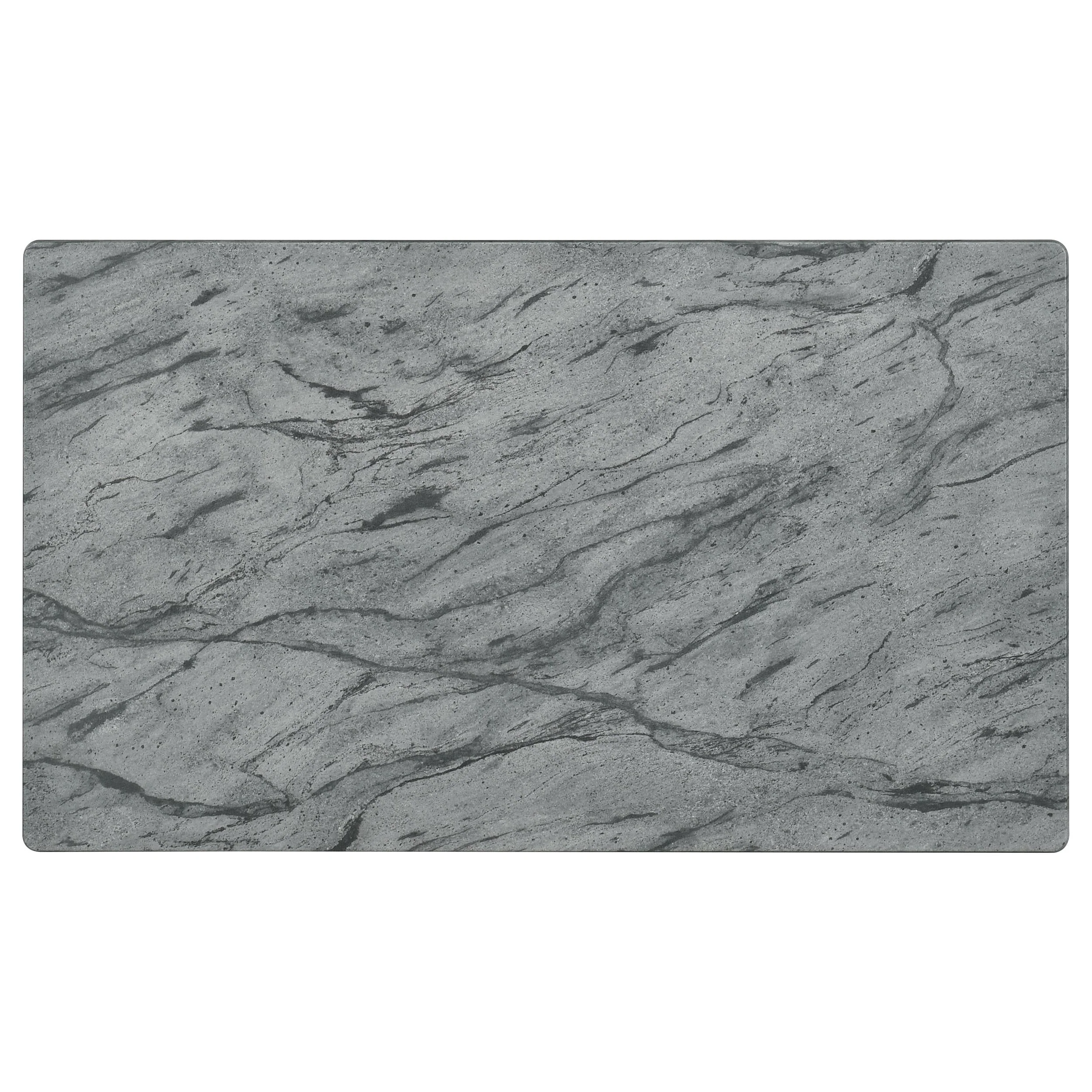 Mozzi Gray 2-Piece Faux Marble Coffee and End Table Set - Image 9
