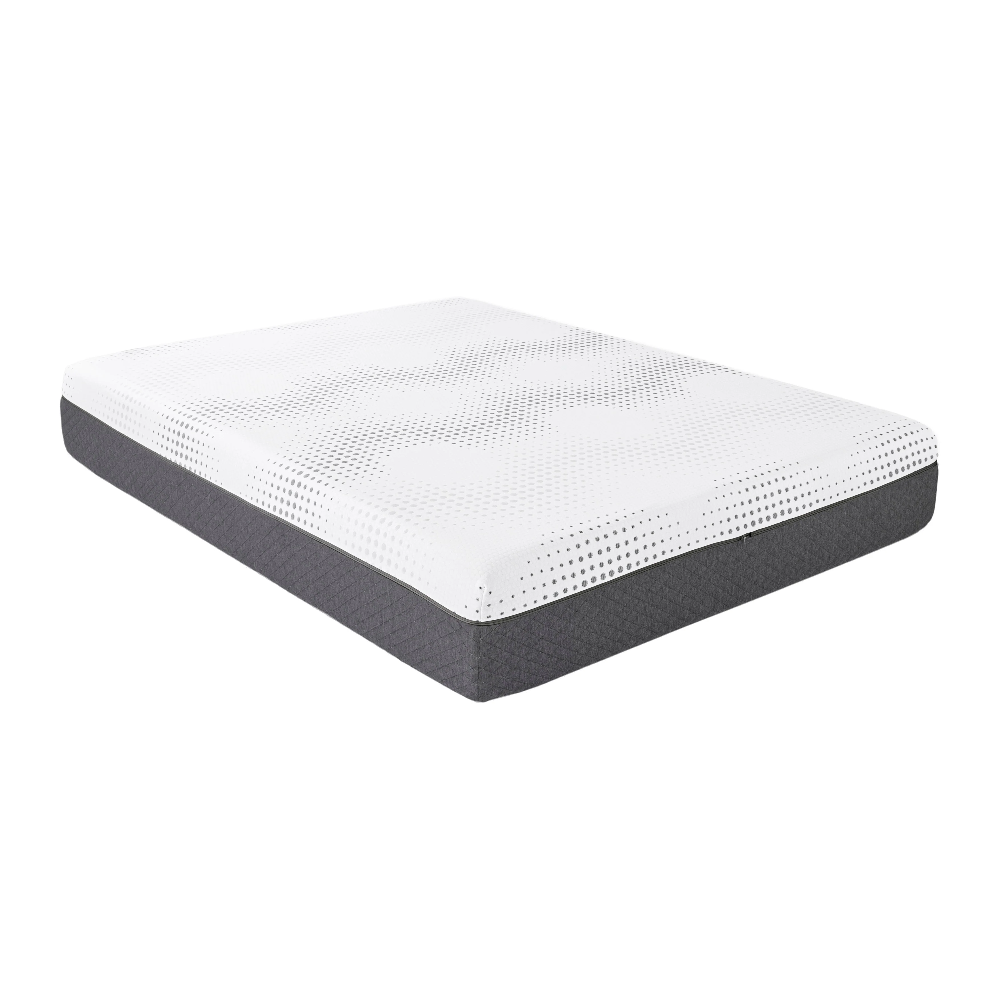 MT-UNH12CK White 12" California King Green Tea Gel-Infused Memory Foam Hybrid Mattress - Image 3