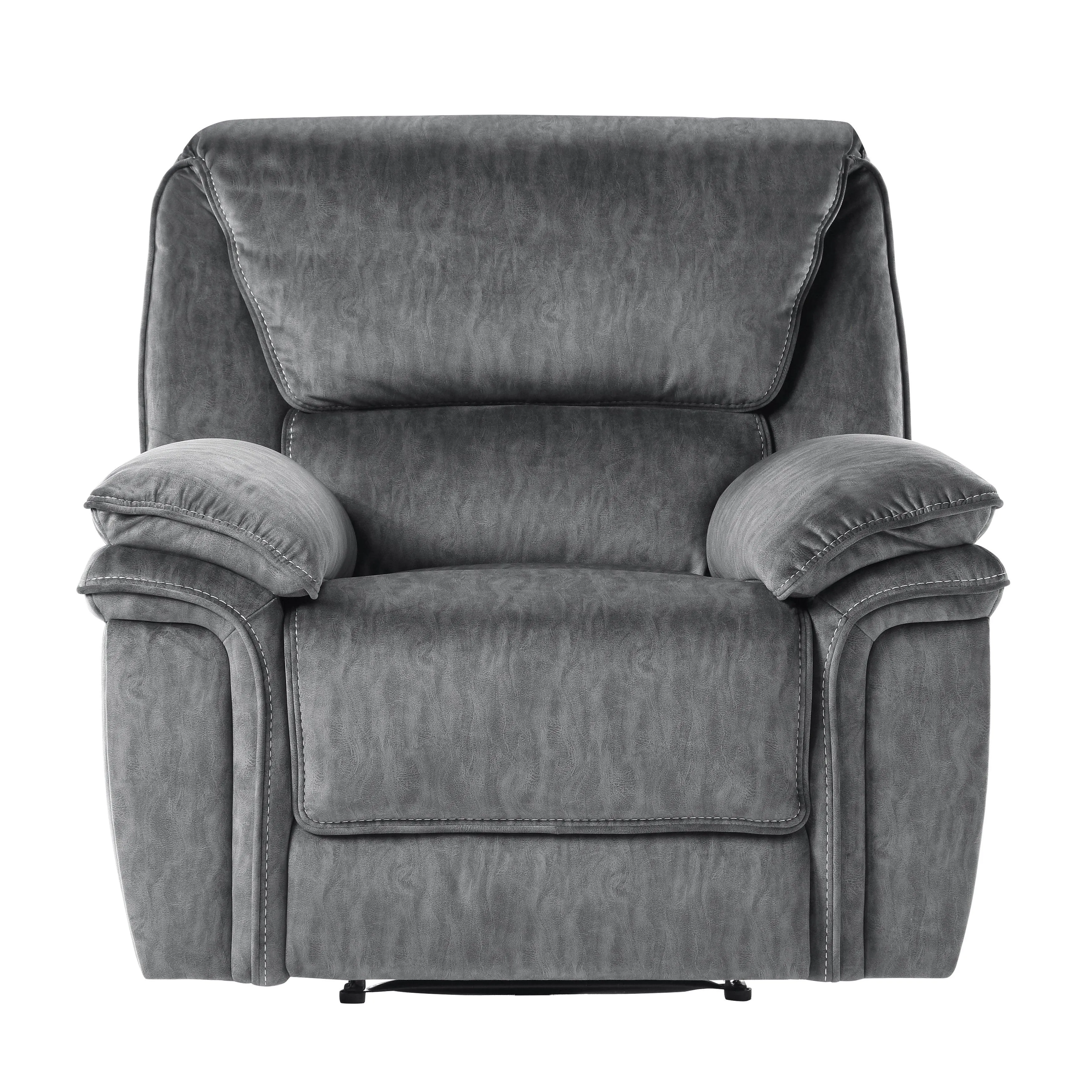 Muirfield Gray Reclining Chair - Image 8