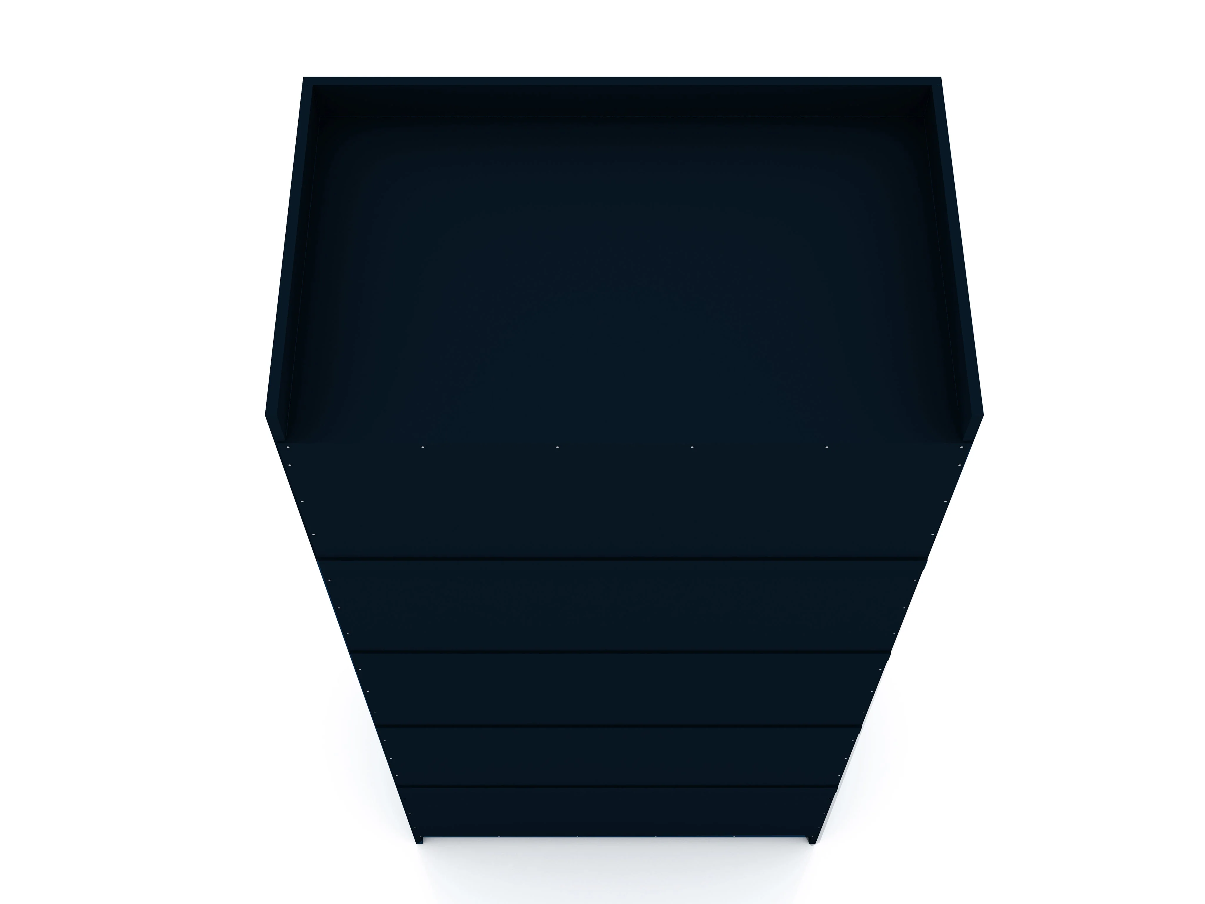 Mulberry Open 1 Sectional Closet in Tatiana Midnight Blue - Image 10
