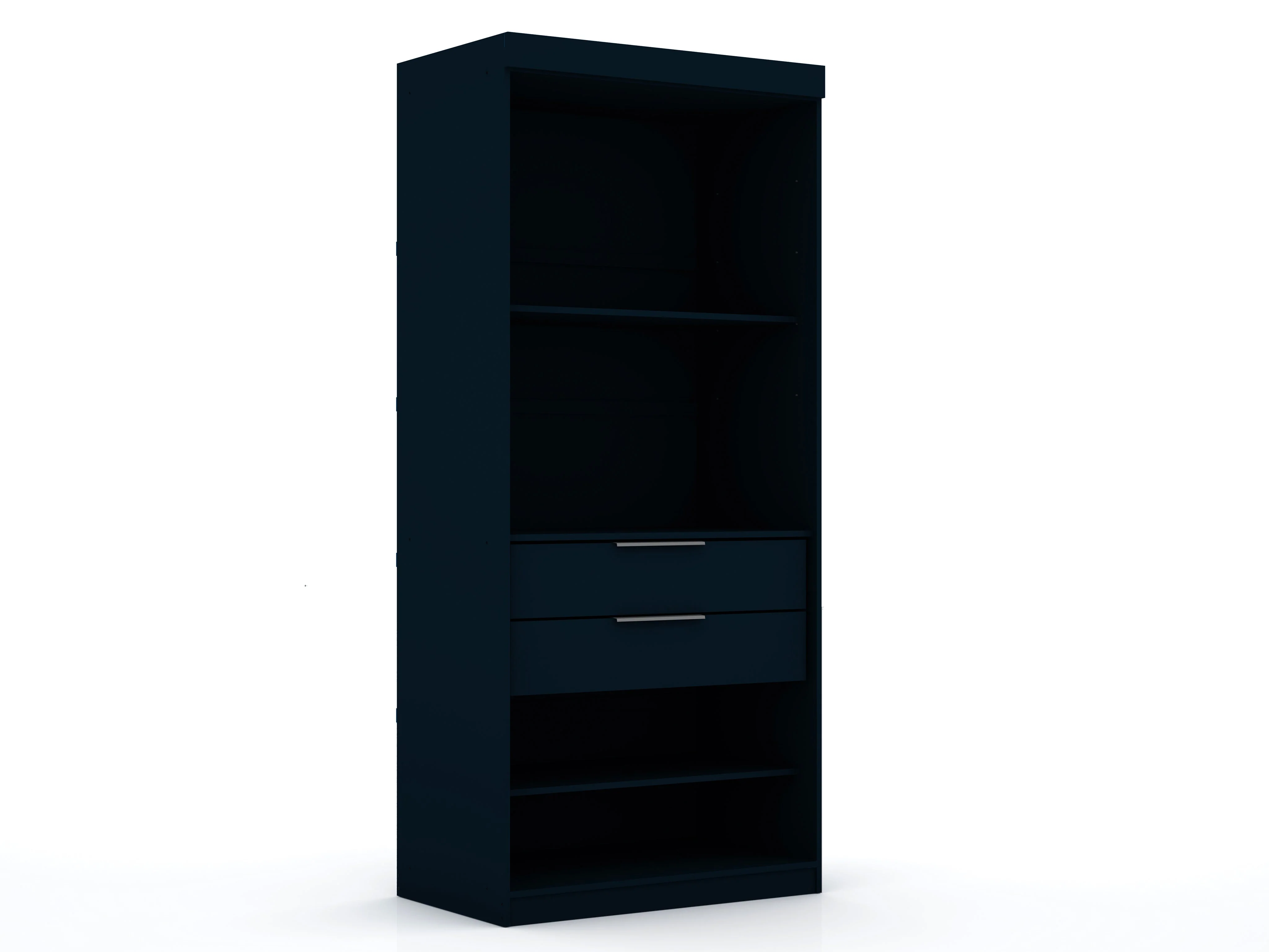Mulberry Open 2 Sectional Closet in Tatiana Midnight Blue (set of 2) - Image 7