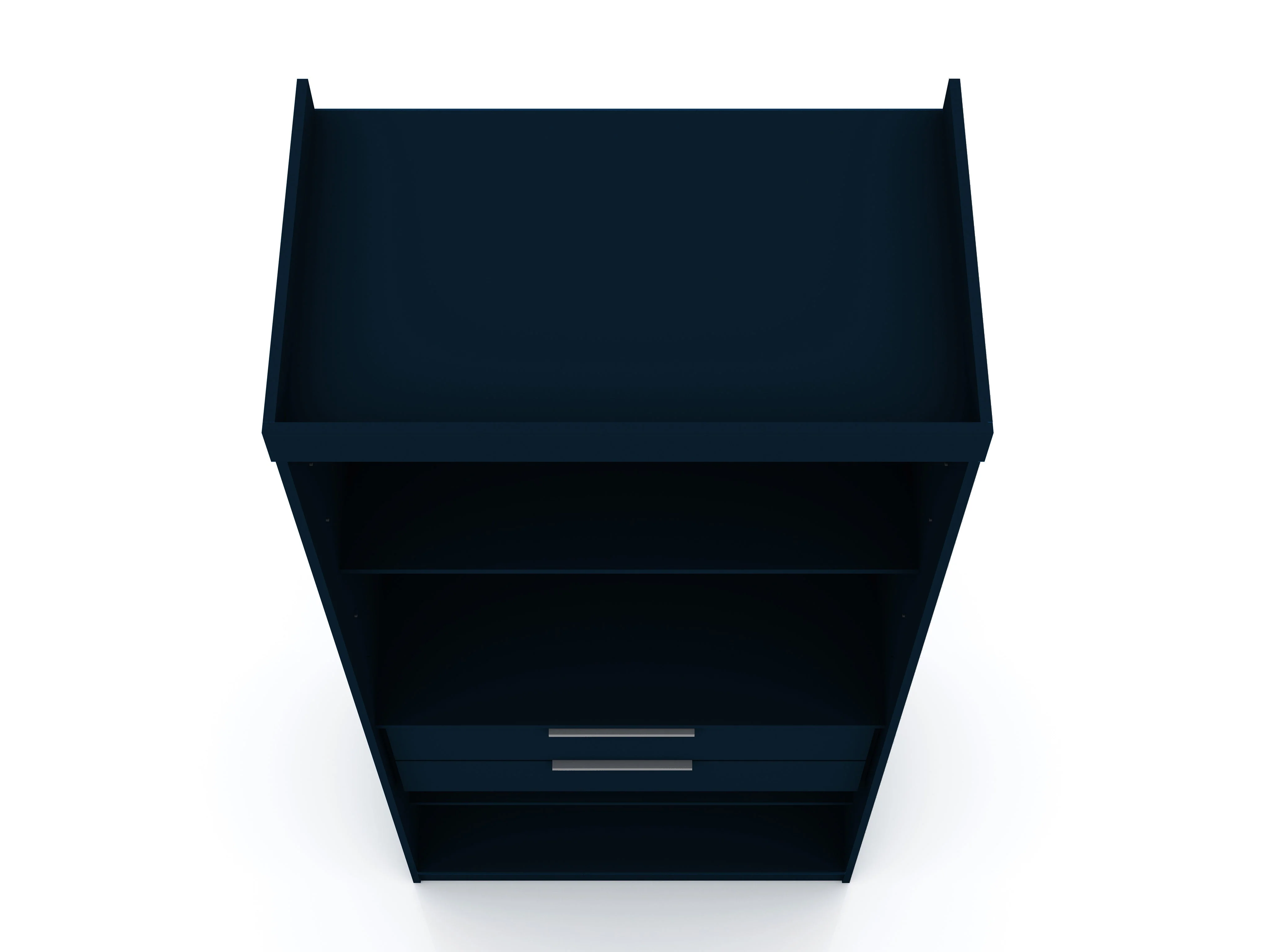 Mulberry Open 2 Sectional Closet in Tatiana Midnight Blue (set of 2) - Image 9