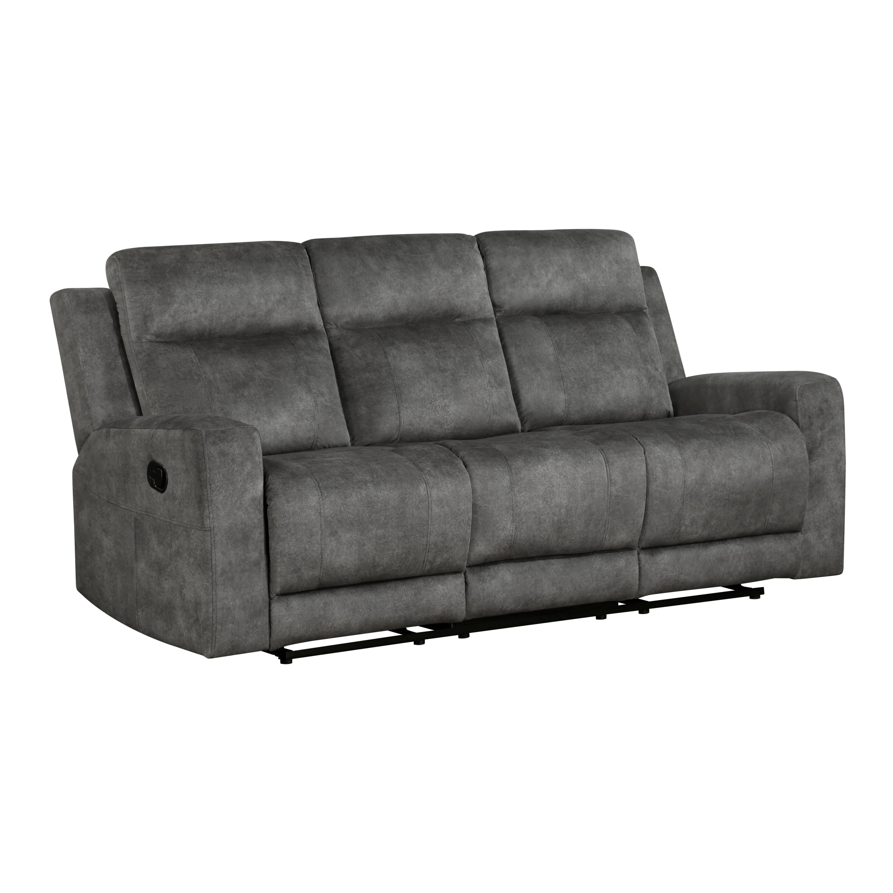 Muncie Brownish Gray Double Reclining Living Room Set - Image 4