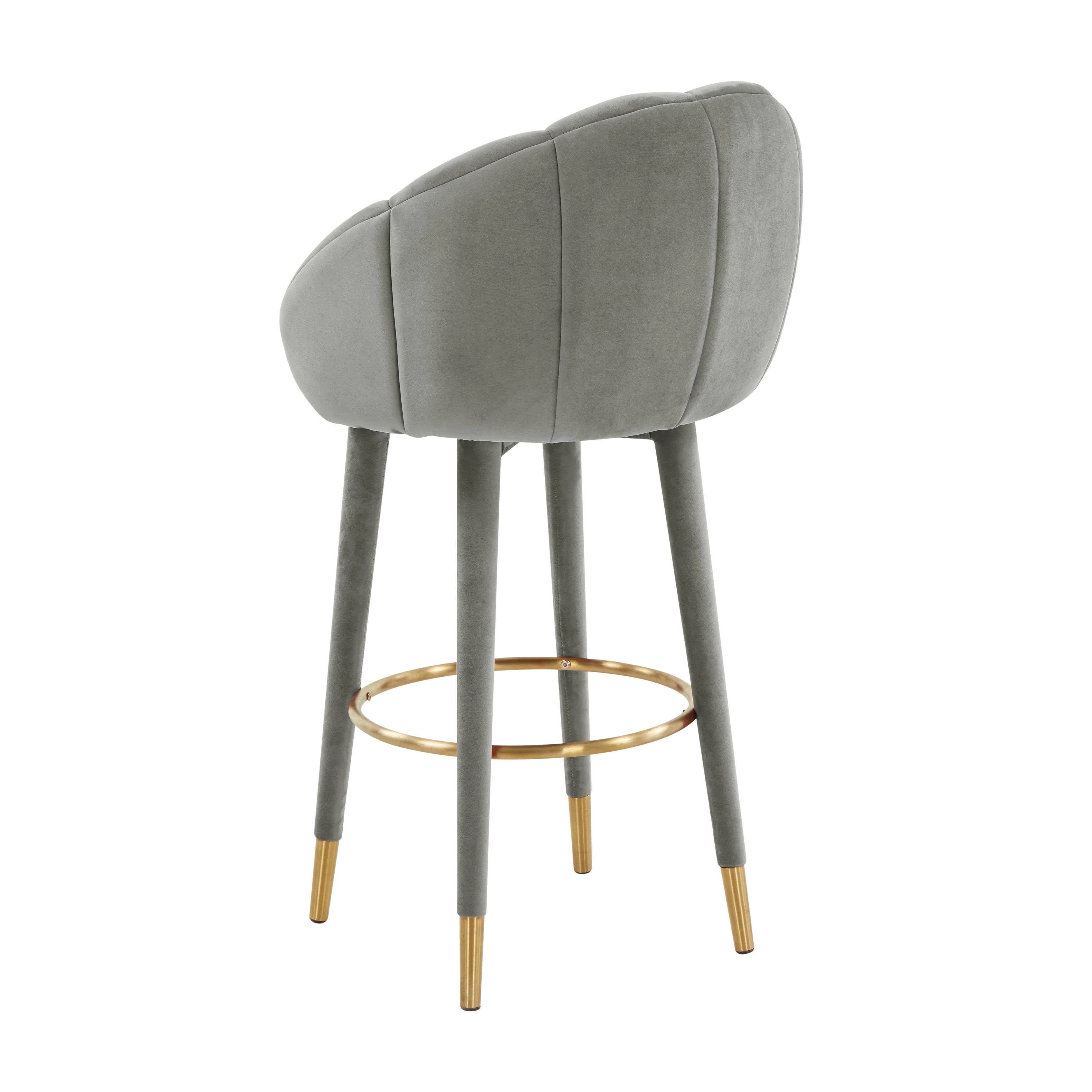 Myla Velvet Swivel Stool - Image 28