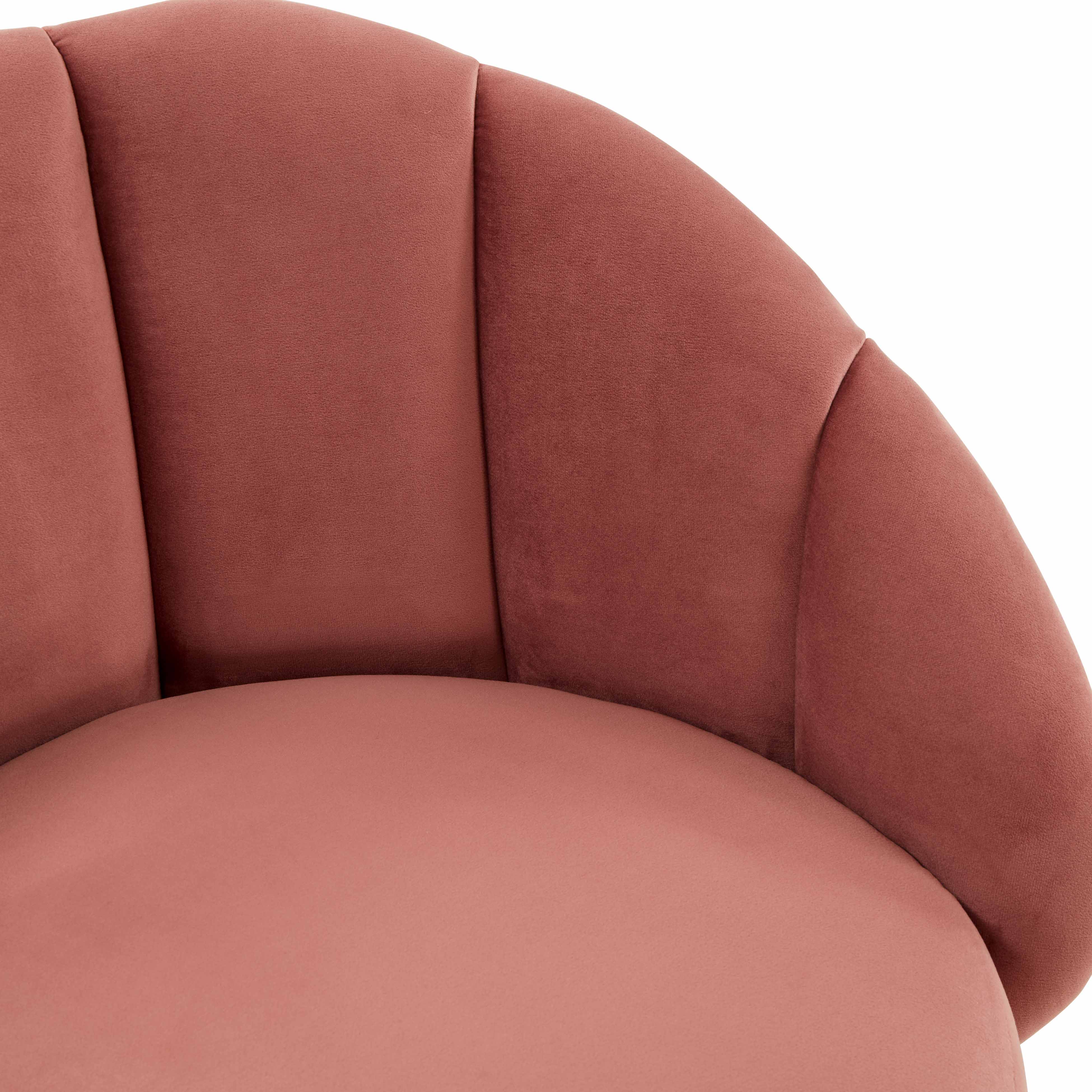 Myla Velvet Swivel Stool - Image 5